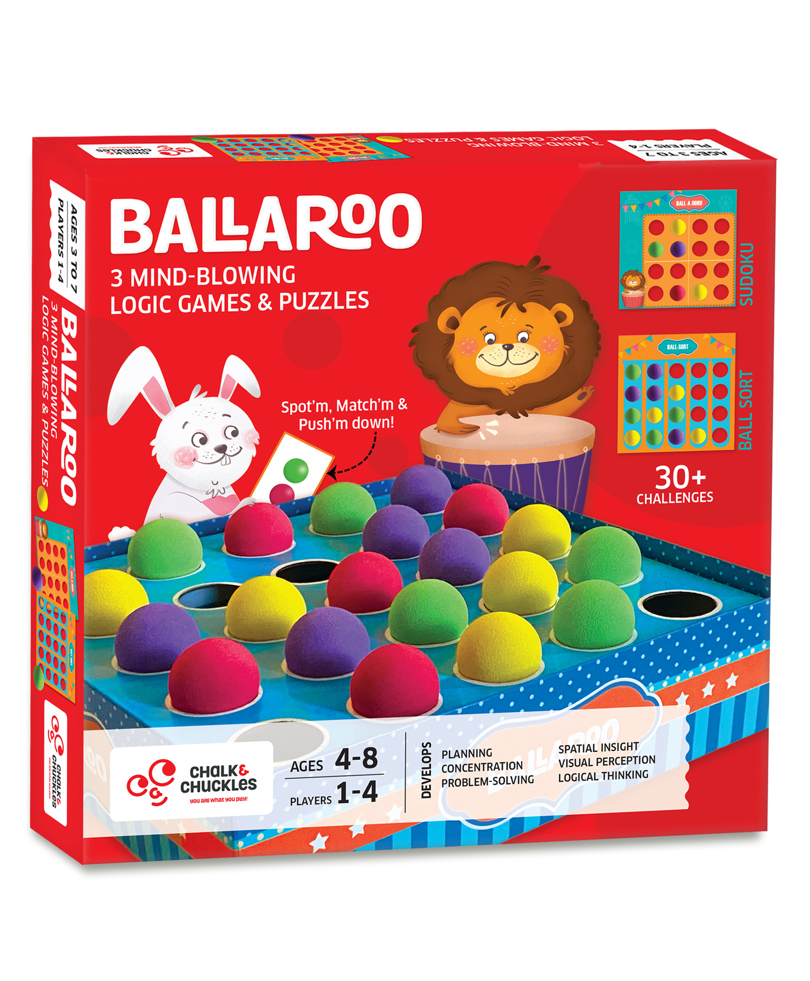 Chalk and Chuckles Ballaroo 3-In-1 Brain Games For Kids-image-24
