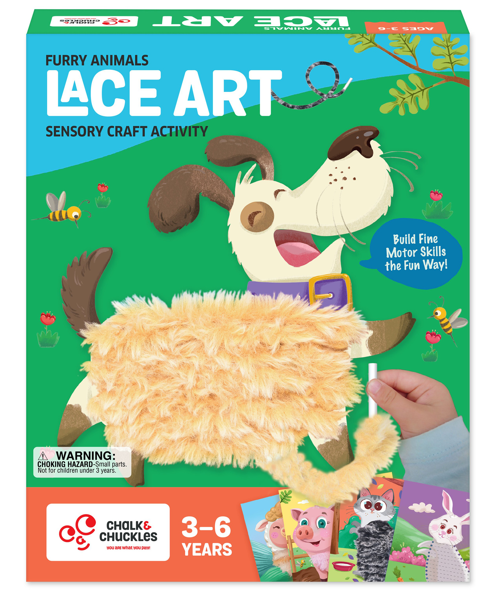 Chalk and Chuckles Lace Art-Furry Animals-image-36