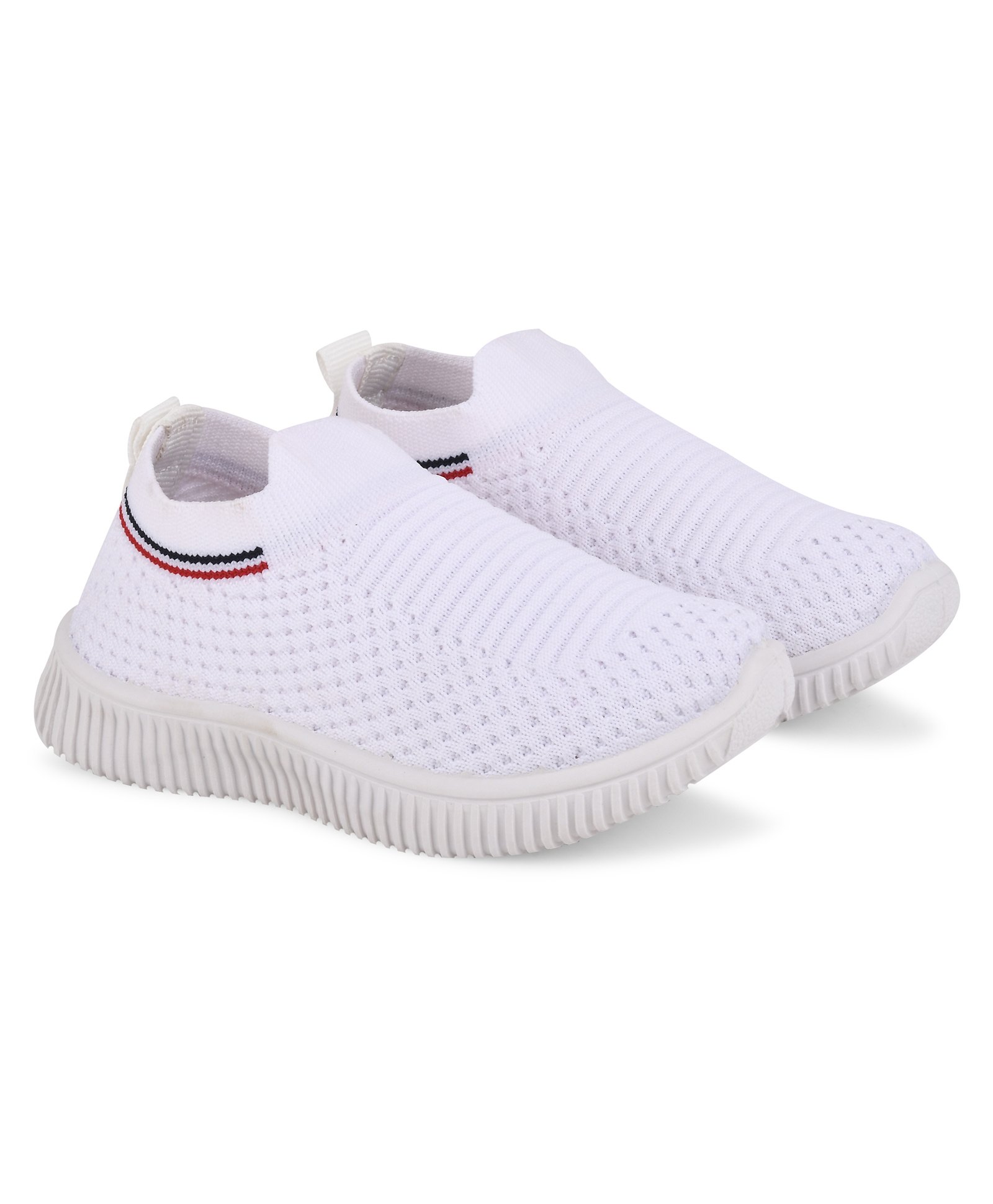 KATS Mesh Detailed Slip On Shoes - White-picture-46