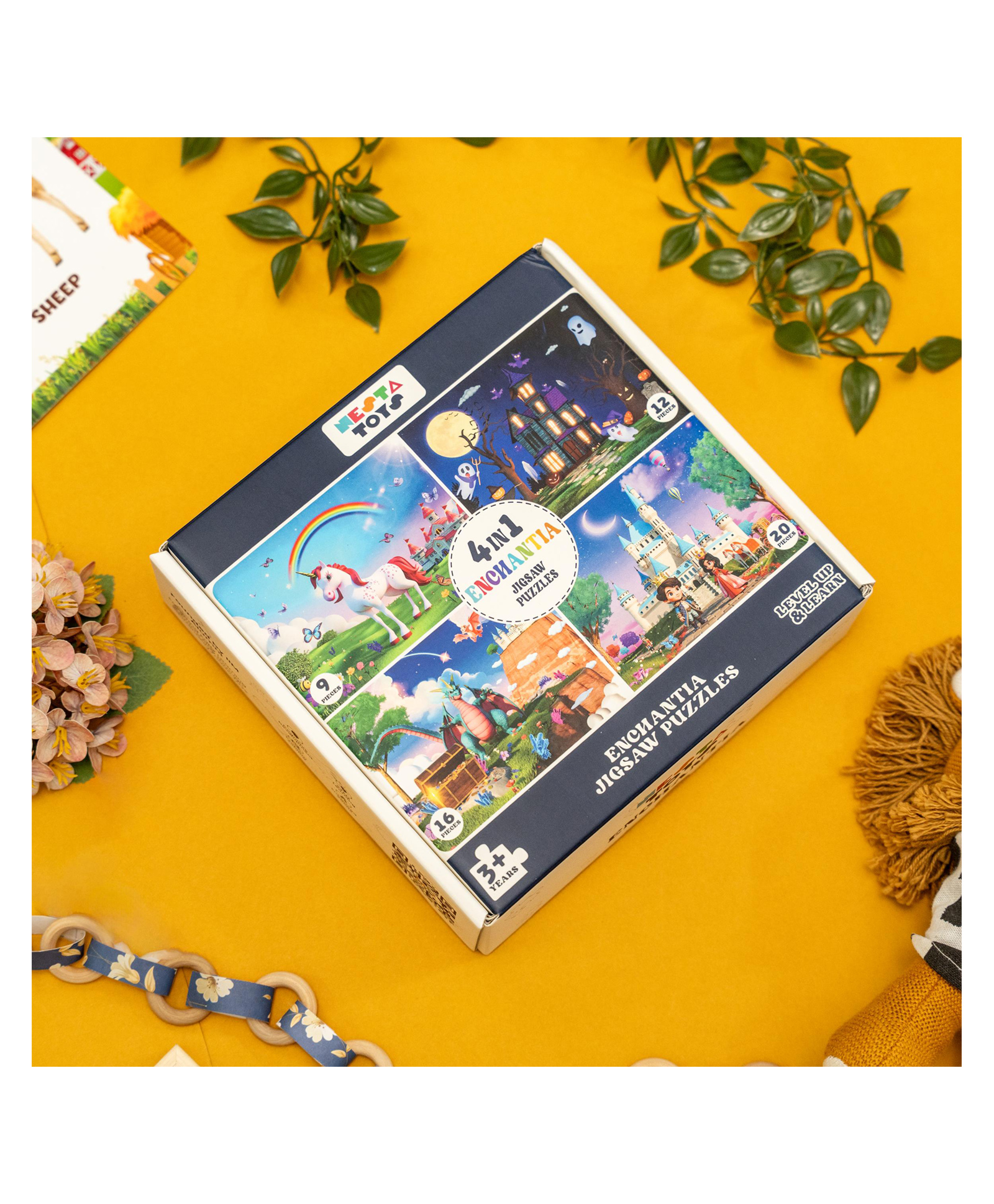 Nesta toys4 in 1 Jigsaw Puzzle - Enchantia (9 Pcs - 20 Pcs)-image-1