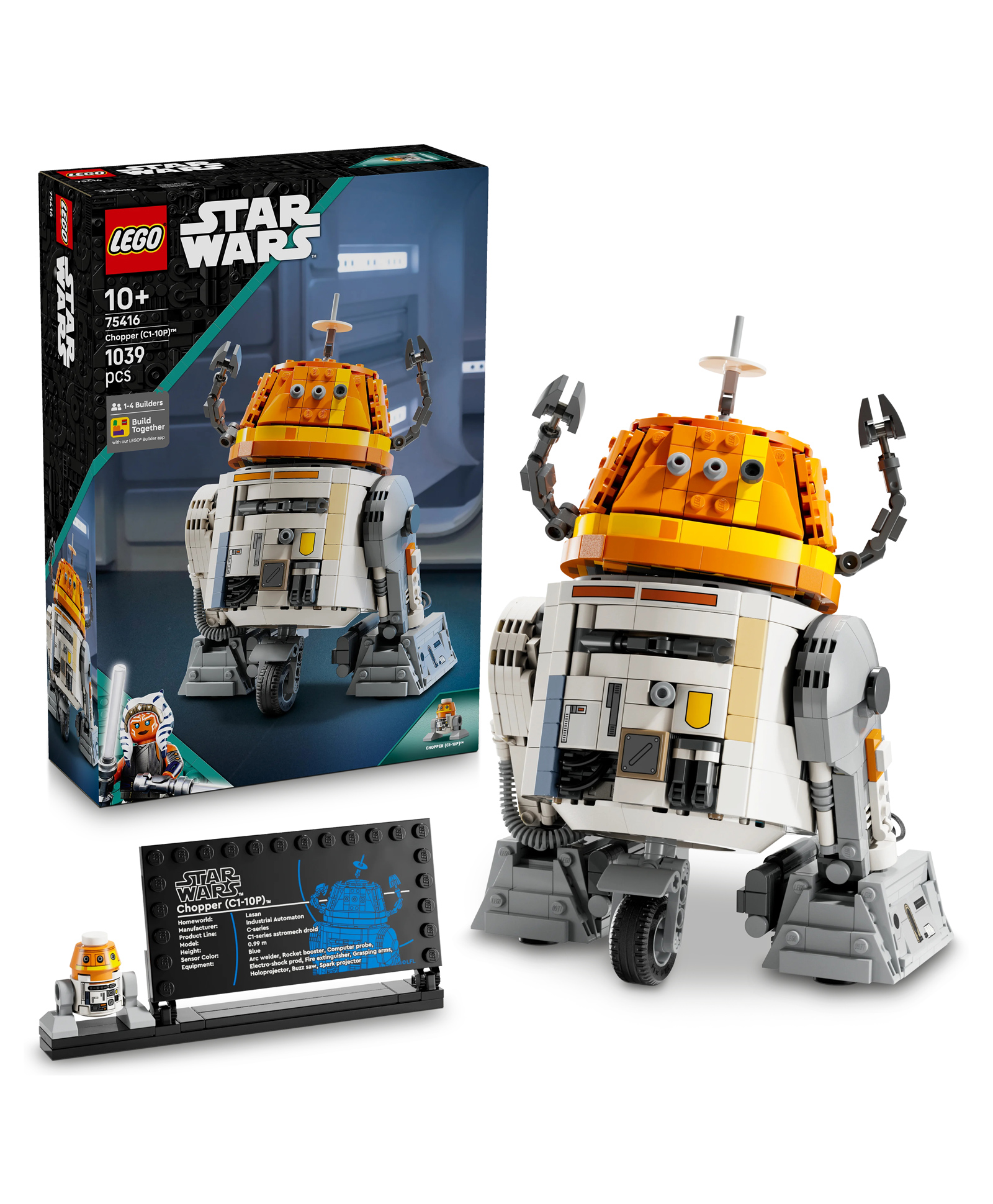 LEGO Star Wars: Ahsoka Chopper (C1-10P) Astromech Droid Set 1039 pieces-75416-picture-18