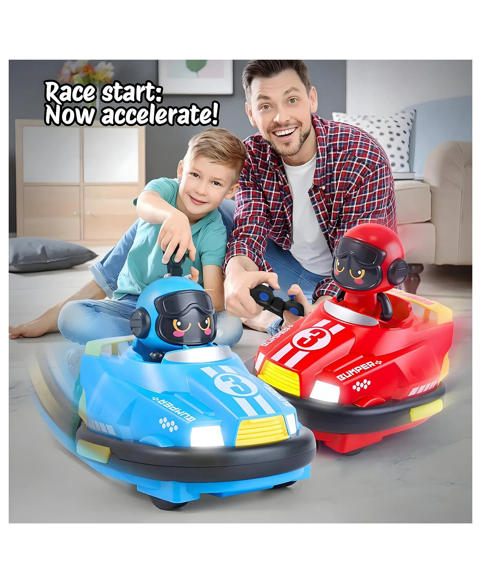AKN TOYS Remote Control, Ejecting Car with Music and LED Lights, Assorted Battle- ( PACK OF 1- COLOR MAY VARY )-picture-13