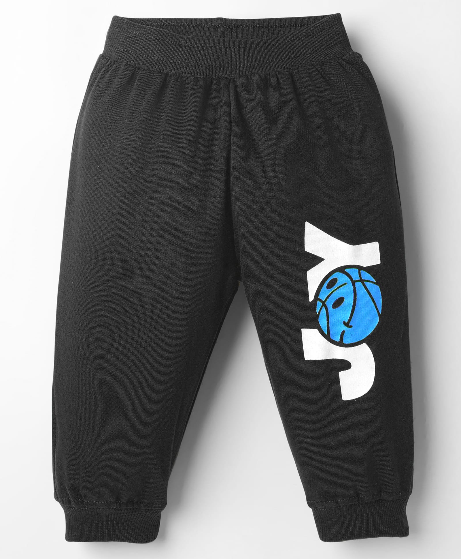 Tango Looper Knit Full Length Lounge Pant With Text Print - Teal Blue-image-43