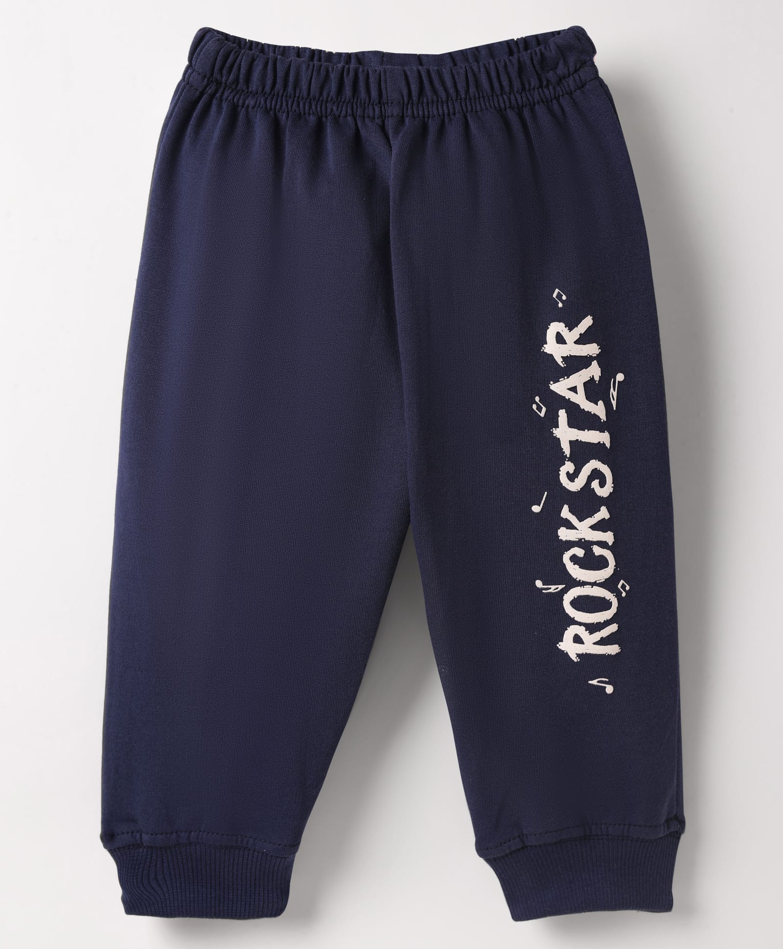 Tango Looper Knit Full Length Lounge Pant With Text Print - Navy Blue-picture-31