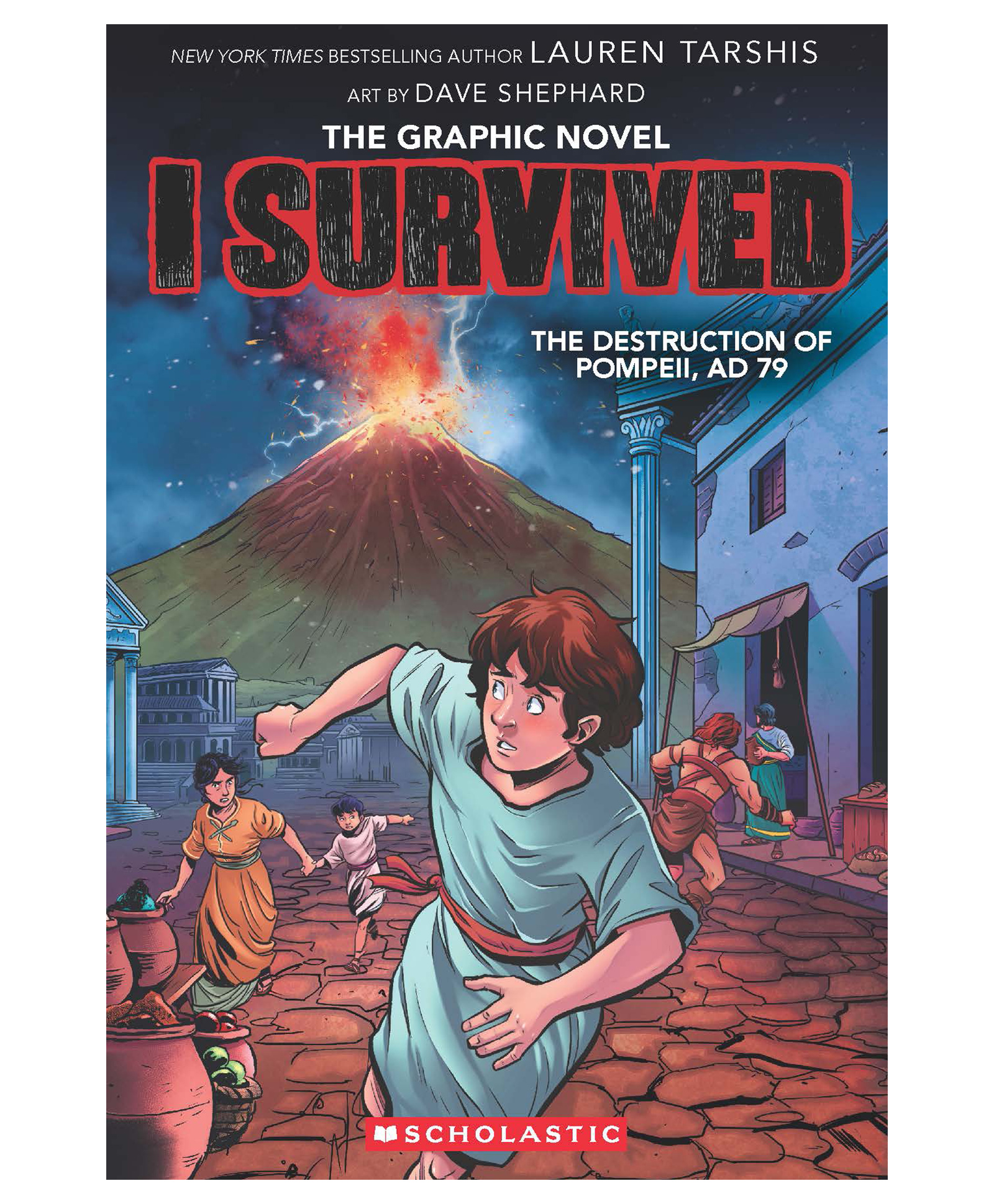 scholastic I Survived Graphic Novel 10: The Destruction Of Pompeii Ad 79 Comics & Graphic Novel By Lauren Tarshis - English-picture-14