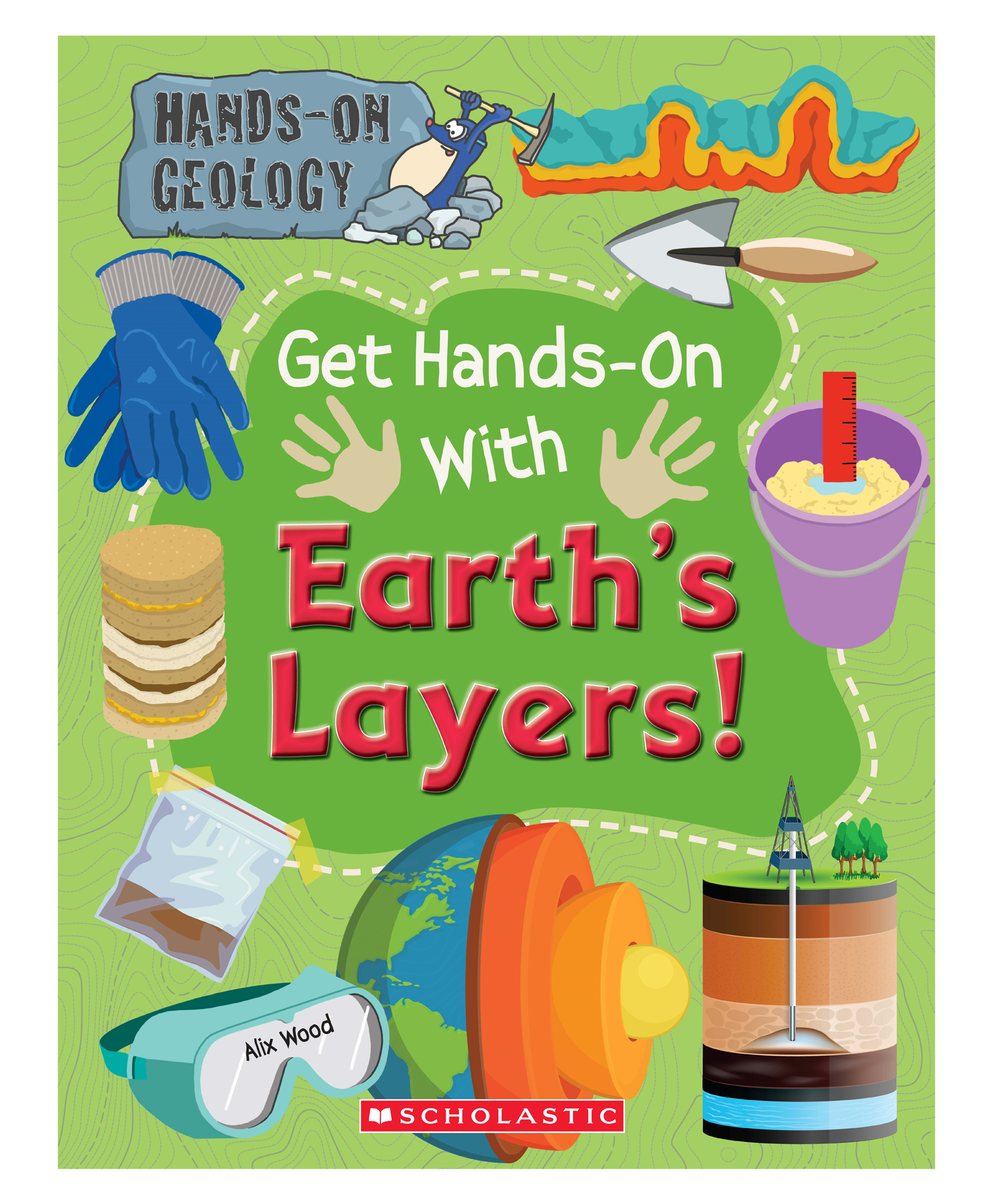 Hand-On Geology Earth Layers And Erosion Reading & Learning Books Alix Wood - English-image-3