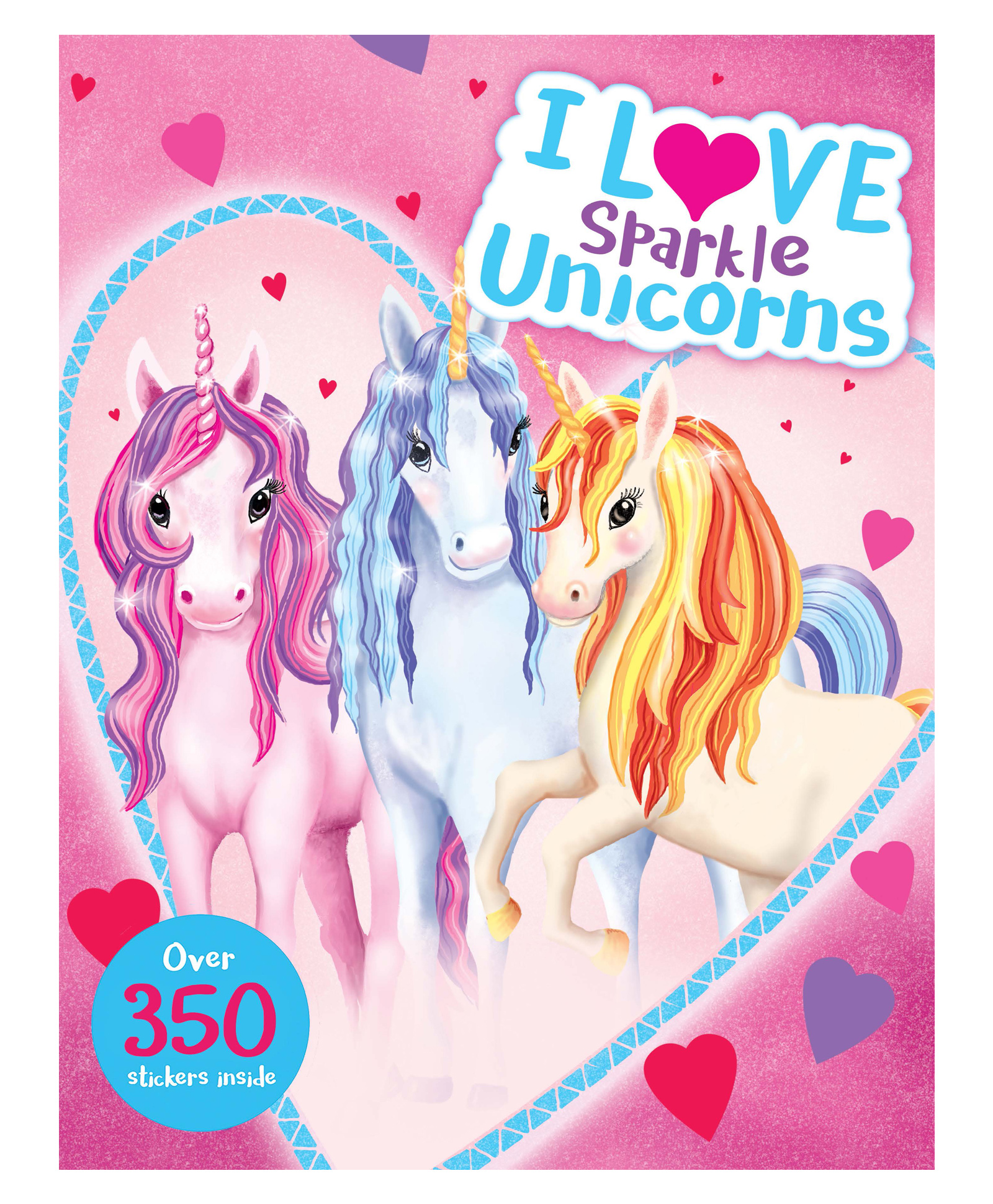 I Love Sparkle Unicorns Sticker Books Scholastic - English-image-27