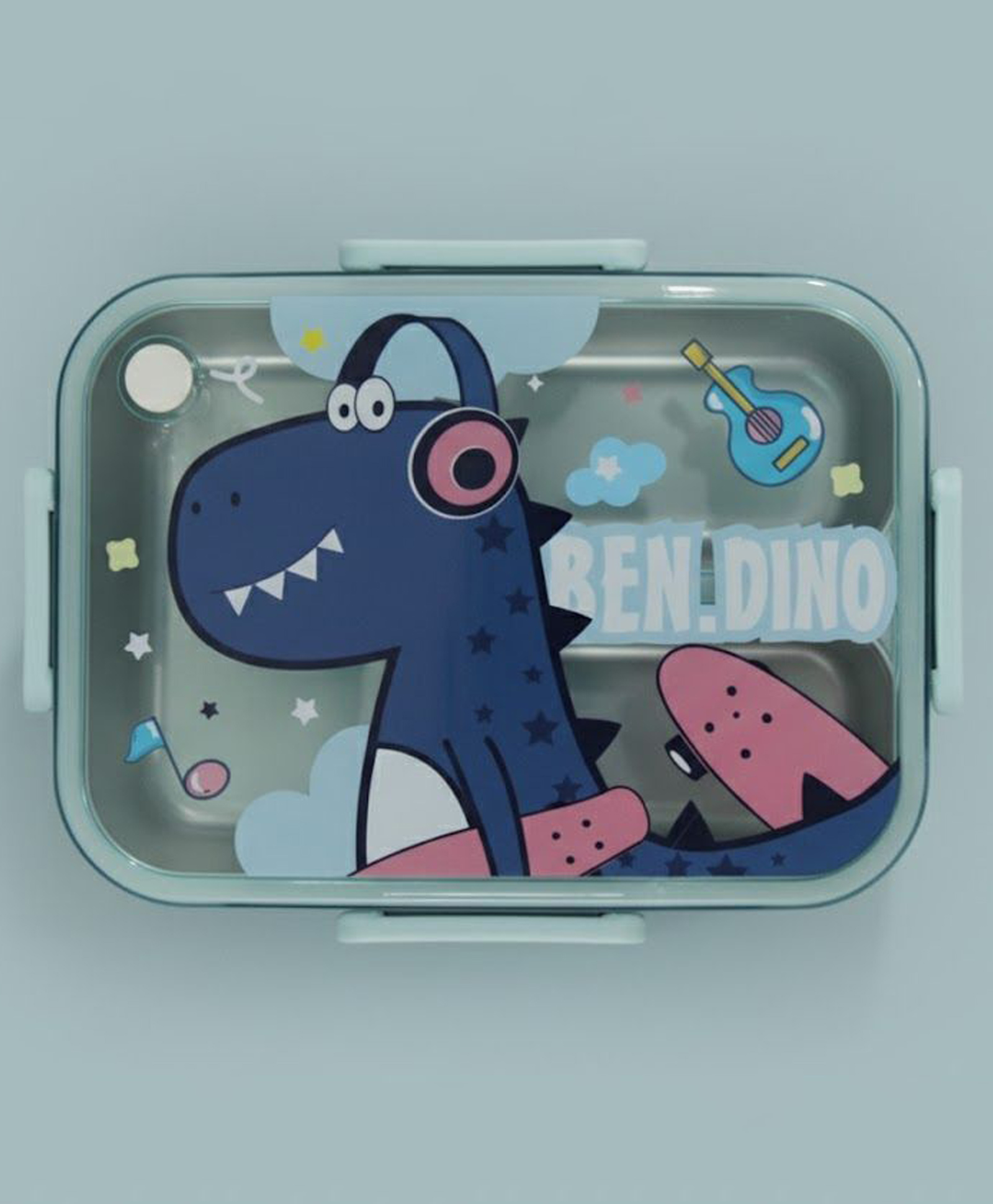 Rushabh Novelty Lunch Box 2532-Dino - Blue-image-28