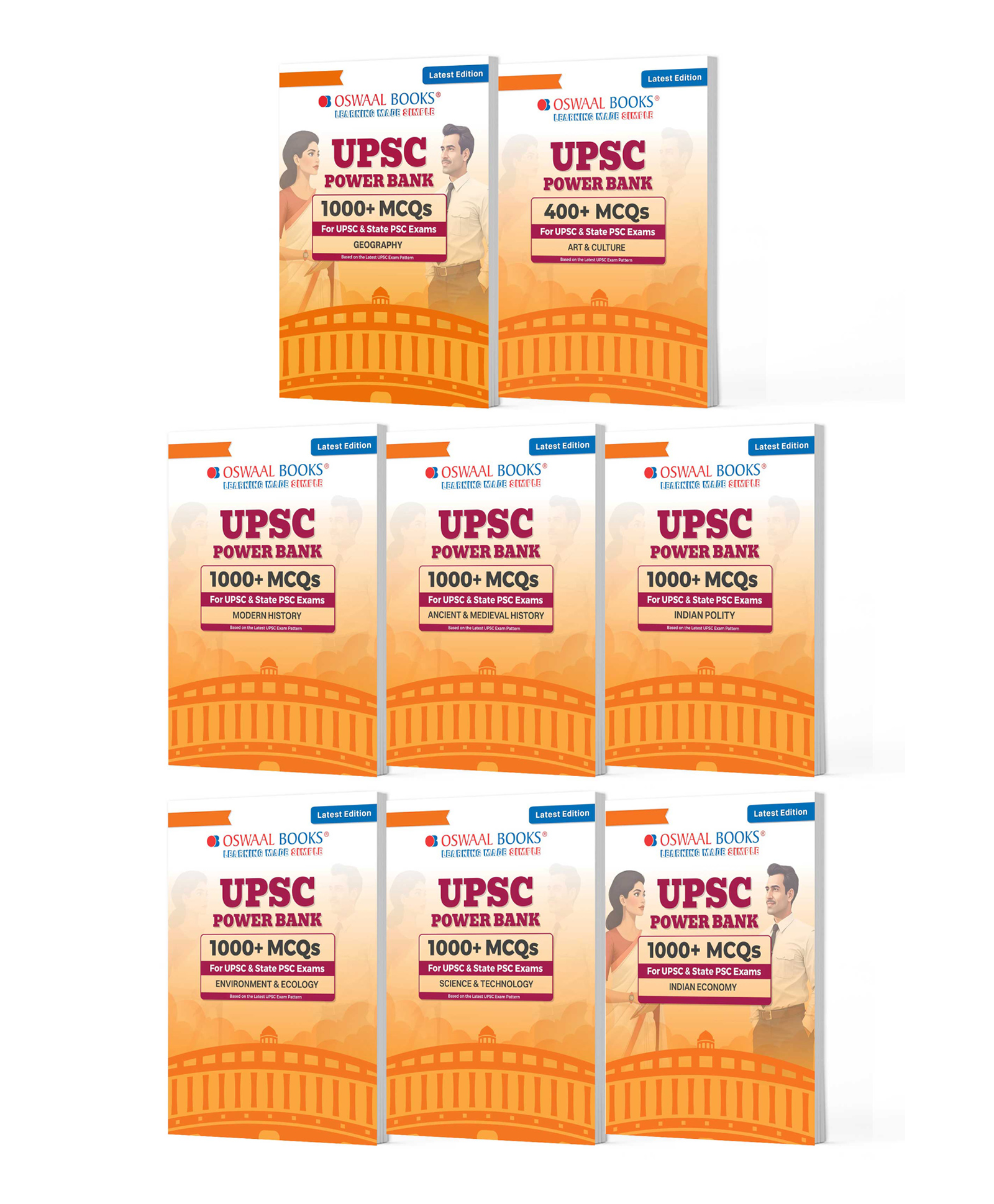 Oswaal Books Power Bank 1000+ MCQs For UPSC & State PSCs Exams Geography, Ancient & Medieval History, Indian Polity,Indian Economy, Modern History, Art & Eco, Science & Tech (Set of 8) Latest Edition-image-34