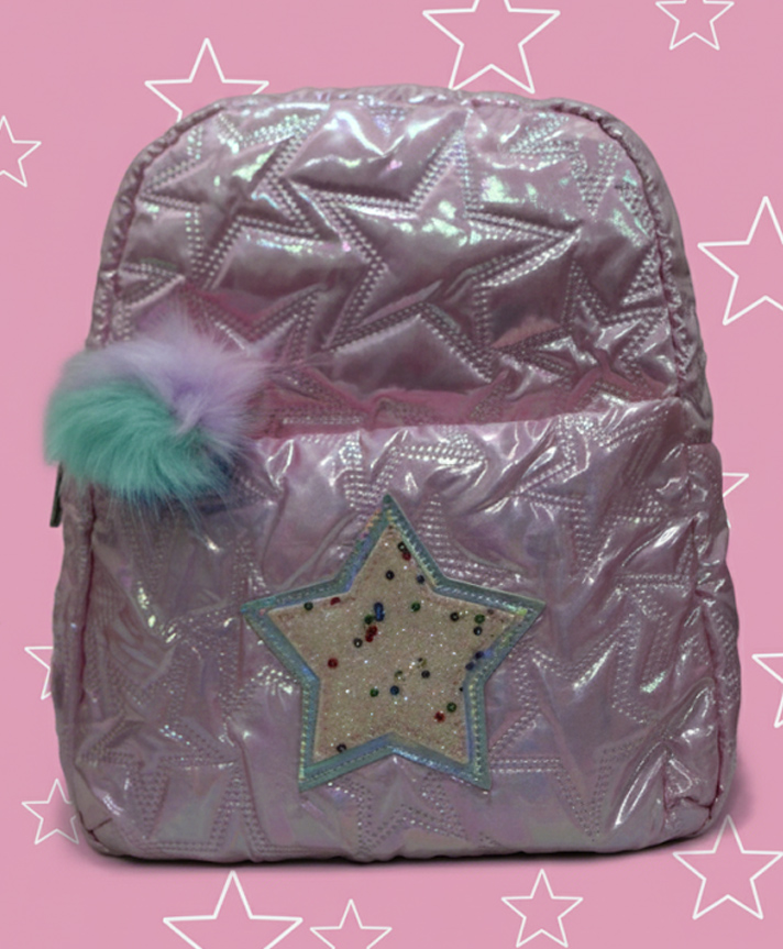 Rushabh Novelty School Bag 8379D-798-Light pink-12 Inch-Star design-image-19