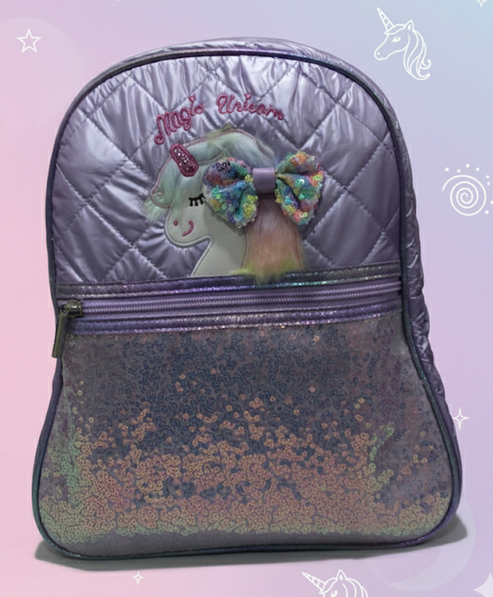 Rushabh Novelty School Bag 8379-800-Purple-12 Inch-Magic Unicorn-picture-31