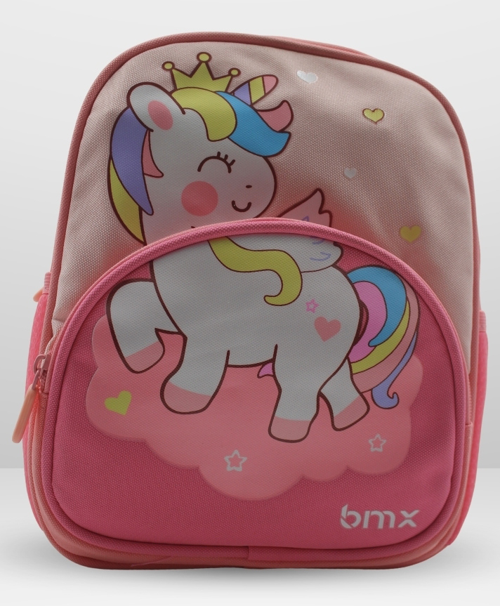 Rushabh Novelty Cute design, backpack for school, office, and travel, spacious compartments, bags for boys and girls School Bag 8021-Unicorn Pink-11 Inch-Unicorn-image-38