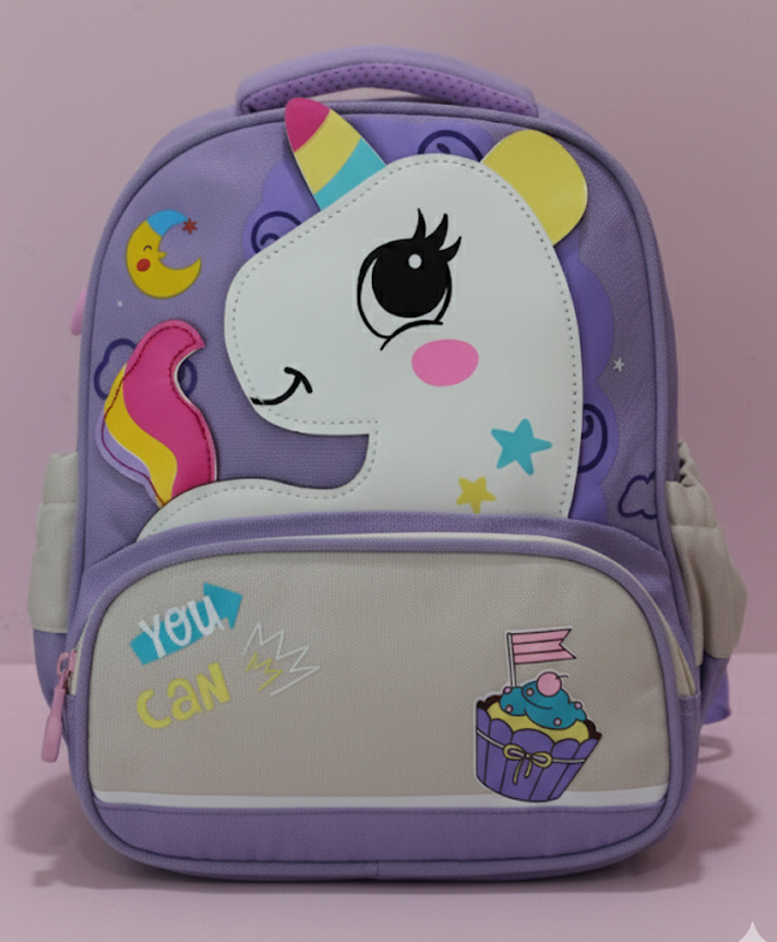 Rushabh Novelty School Bag 902-Unicorn Purple-12 Inch-Unicorn-picture-45
