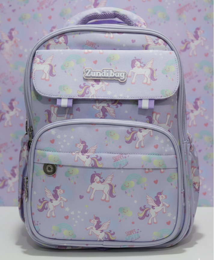 Rushabh Novelty School Bag 1219-Purple-16 Inch-Sylish Bag-picture-25