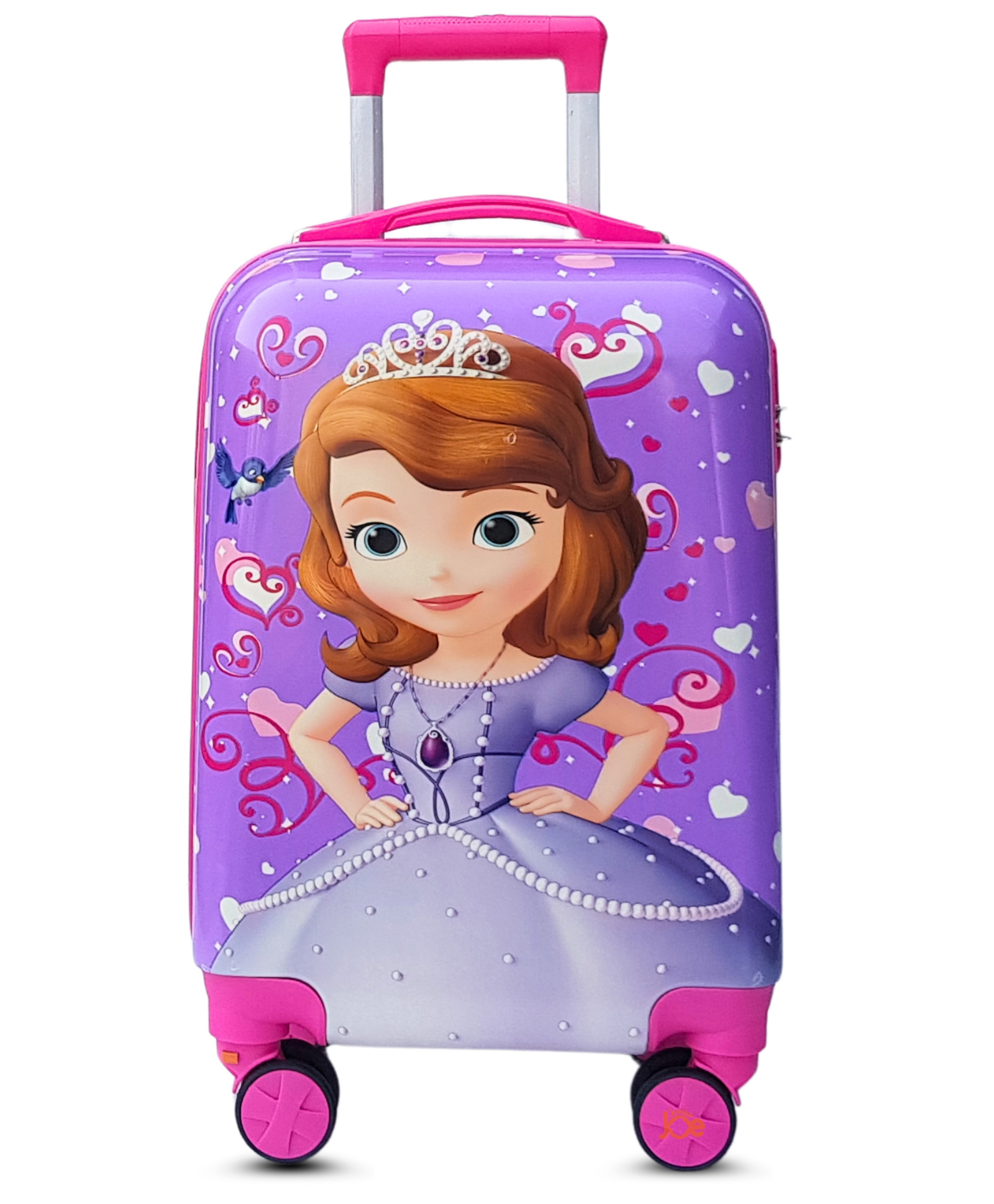 Junior Joe 24 Inch Kids Trolley Bag, Polycarbonate Hard Shell, Cabin Size travel Luggage with Spinner Wheels-image-39