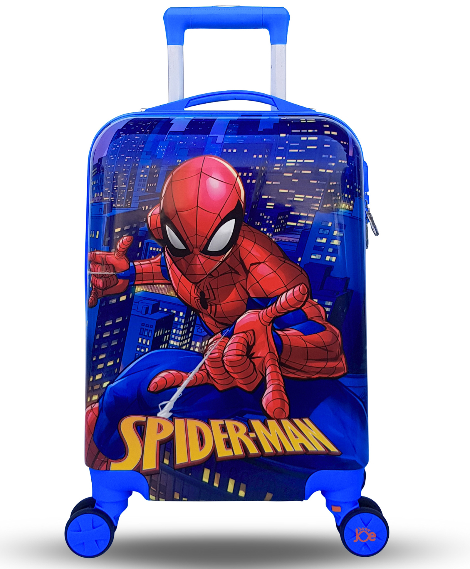 Junior Joe 20 Inch Kids Trolley Bag, Polycarbonate Hard Shell, Cabin Size travel Luggage with Spinner Wheels-image-6