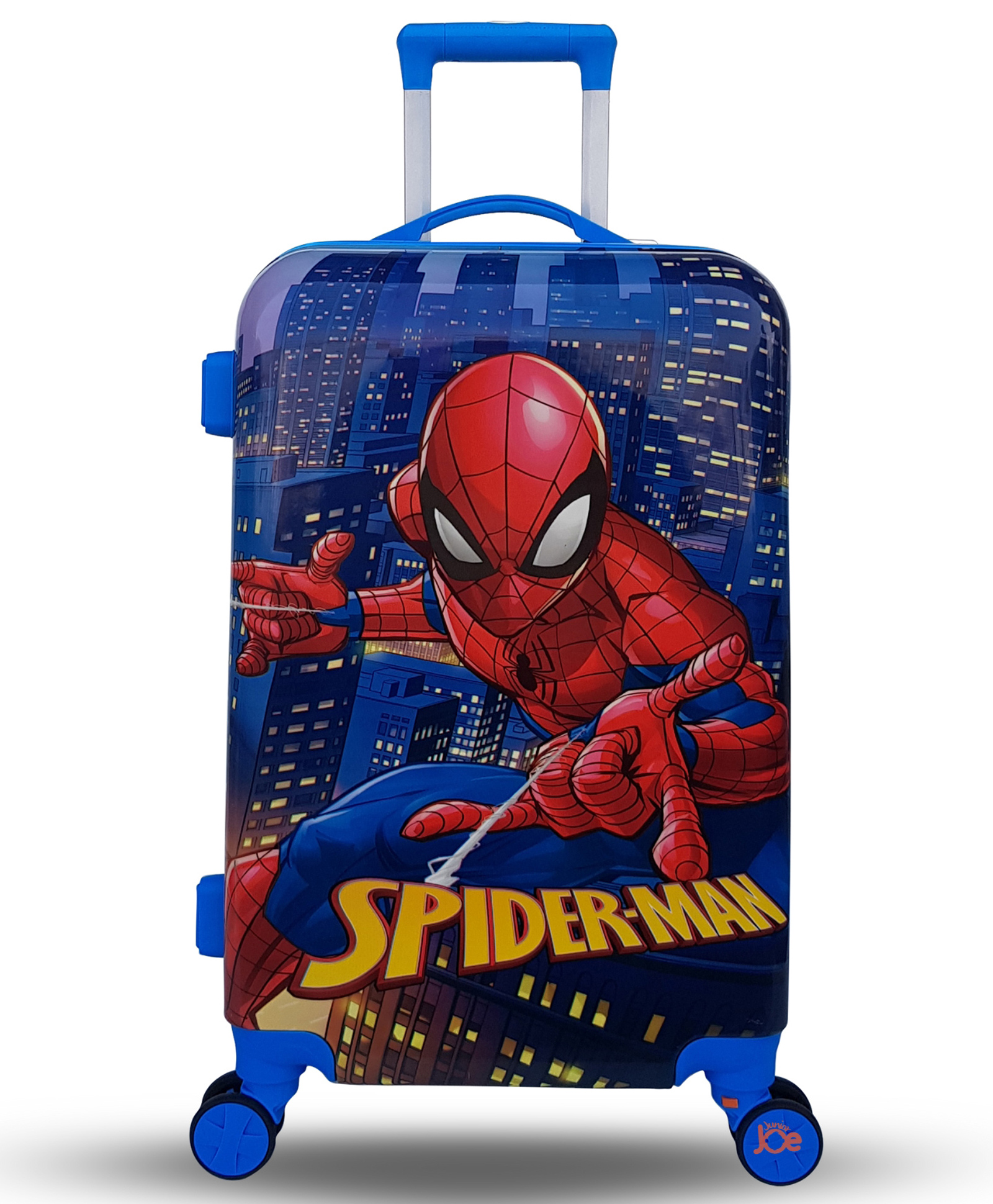 Junior Joe 24 Inch Kids Trolley Bag, Polycarbonate Hard Shell, Cabin Size travel Luggage with Spinner Wheels