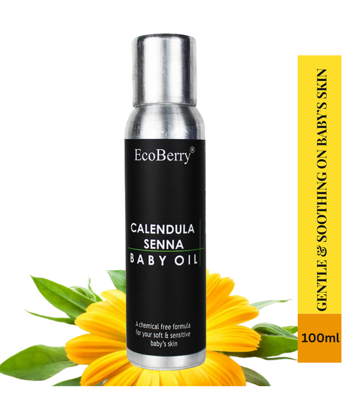 EcoBerry Calendula Senna Baby Oil - 100ml-image-10