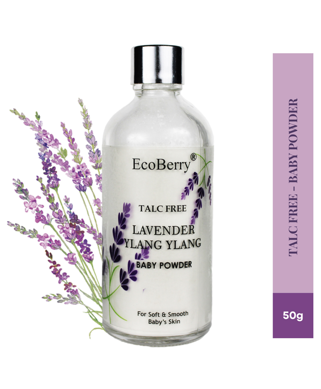 EcoBerry Lavender Ylang Ylang Baby Powder - 50g-image-9