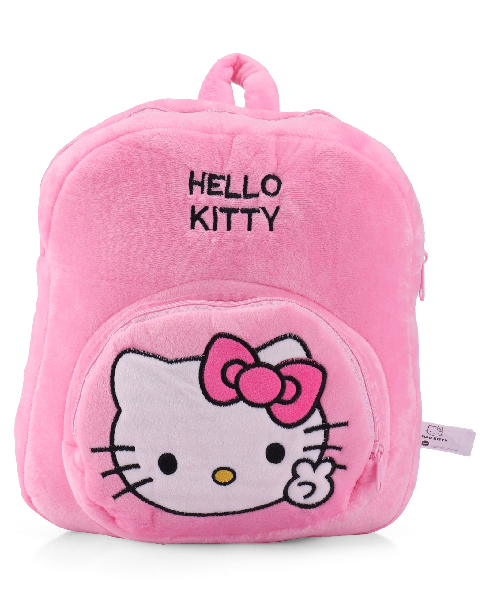 Hello Kitty Soft Plush Backpack with 7 Litres Capacity Pink - Height 12 Inches-image-6