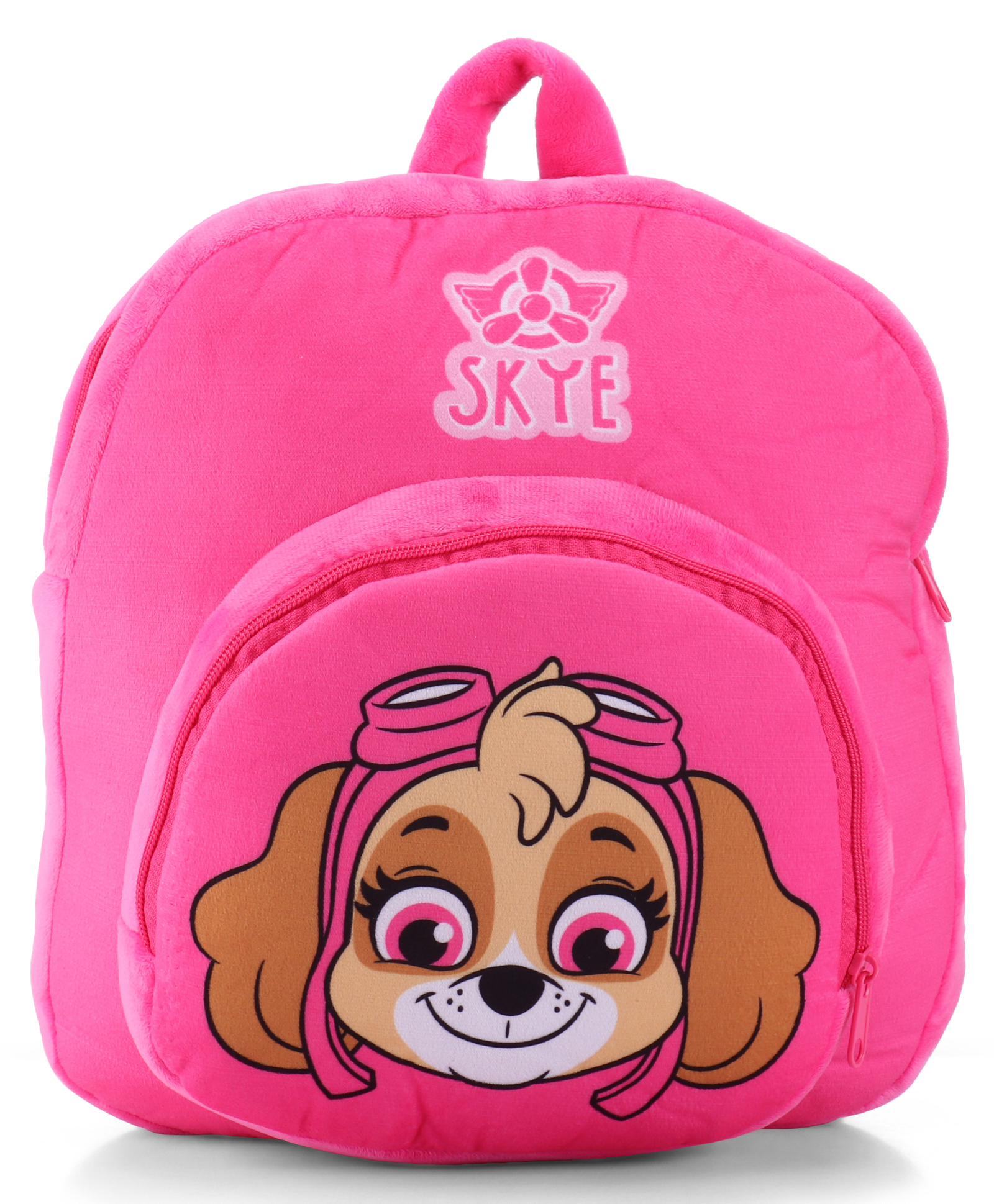 Paw Patrol Skye Printed Soft Plush Backpack - Height 12 Inches-picture-17