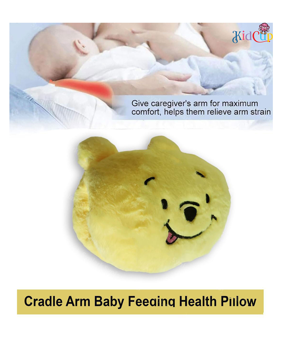 Kidcup Cradle Arm Breastfeeding and Bottle Feeding Head Support Pillow - yellow-picture-15