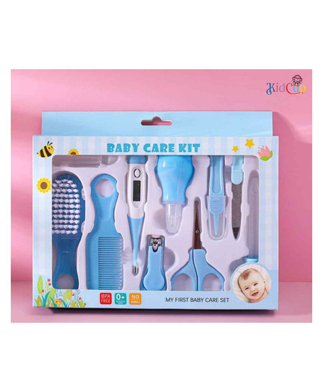 Kidcup Baby Care Grooming Kit Pack of 10 - Blue-image-44
