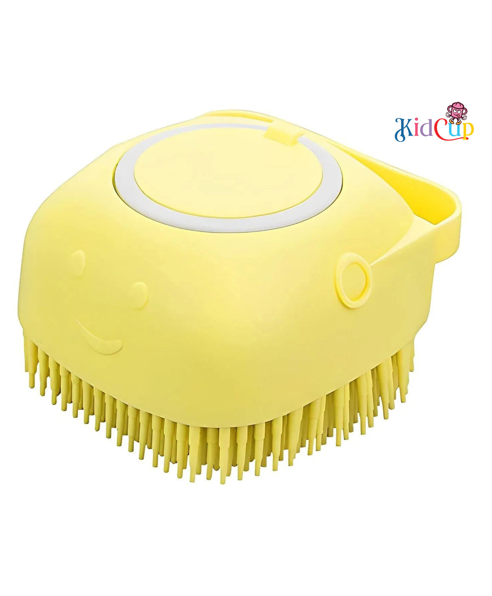 Kidcup Silicone Massage Bath Brush - Yellow-image-4