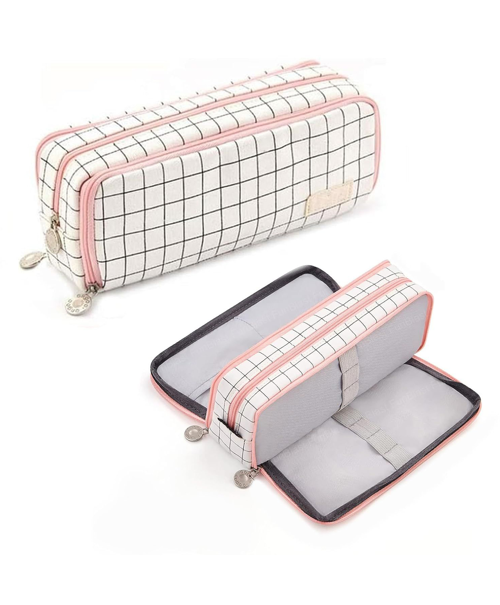 FunBlast Multipurpose Zipper Pouch for Kids & Adults Pack of 1 Multicolor-image-3