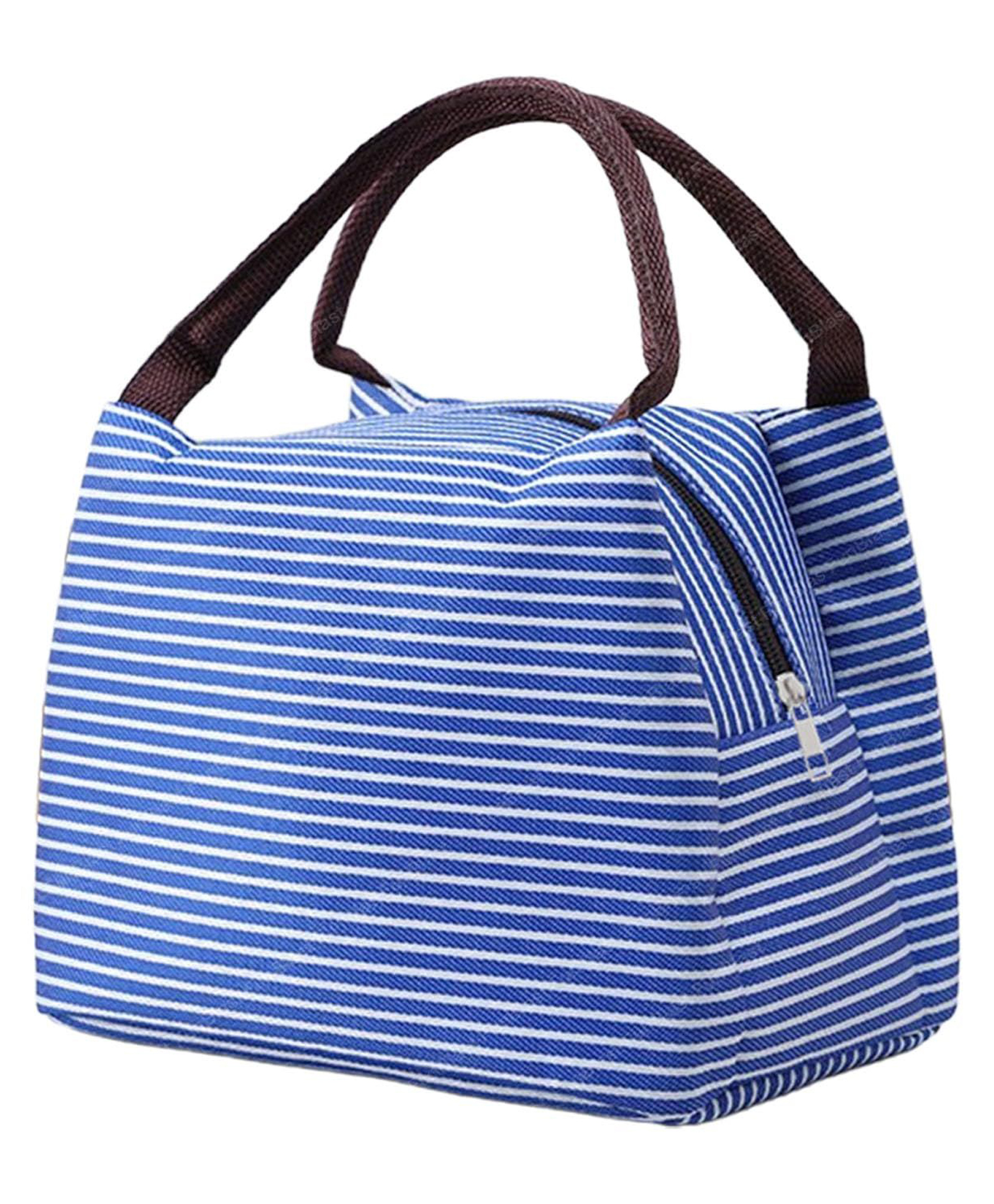 FunBlast Multi-Purpose Carrying Insulated Travel Lunch Bag Blue-image-38