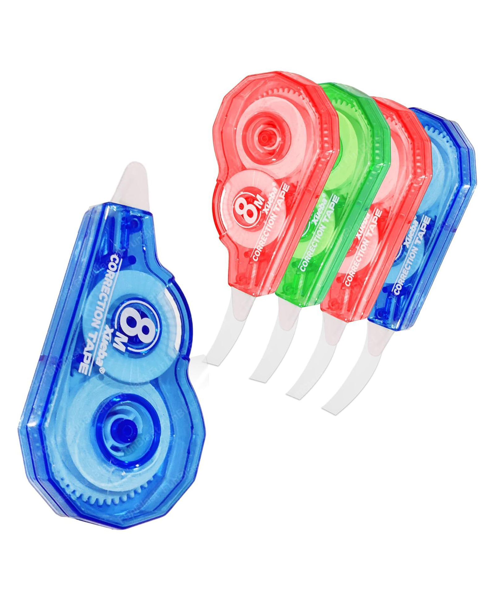 FunBlast Correction Tape 8 Meter X 5 MM for Journal - Pack of 5 Pcs (Random Color)-image-37