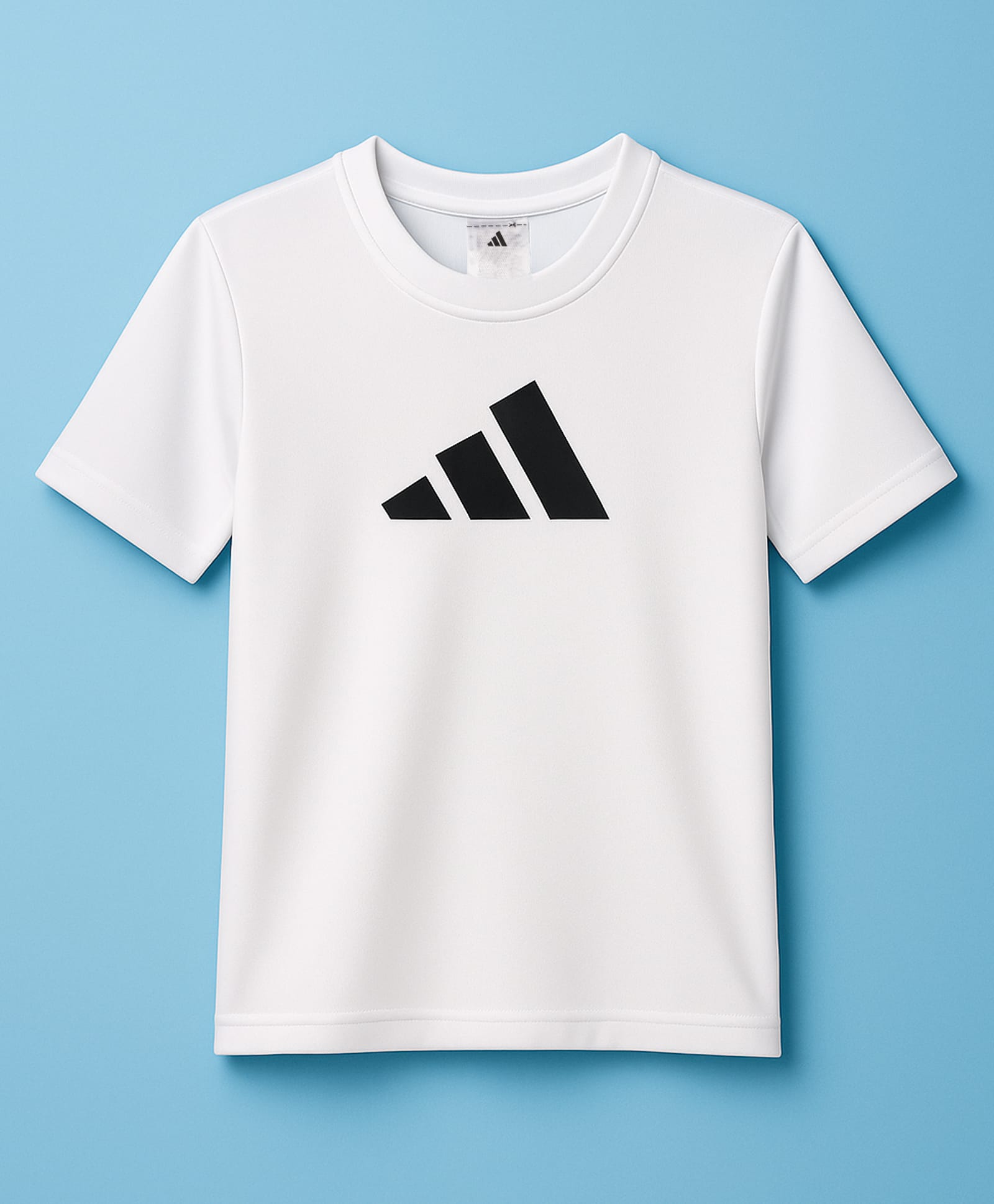 ADIDAS KIDS Knit Half Sleeves T-Shirt with Brand Logo Graphic - White-picture-18