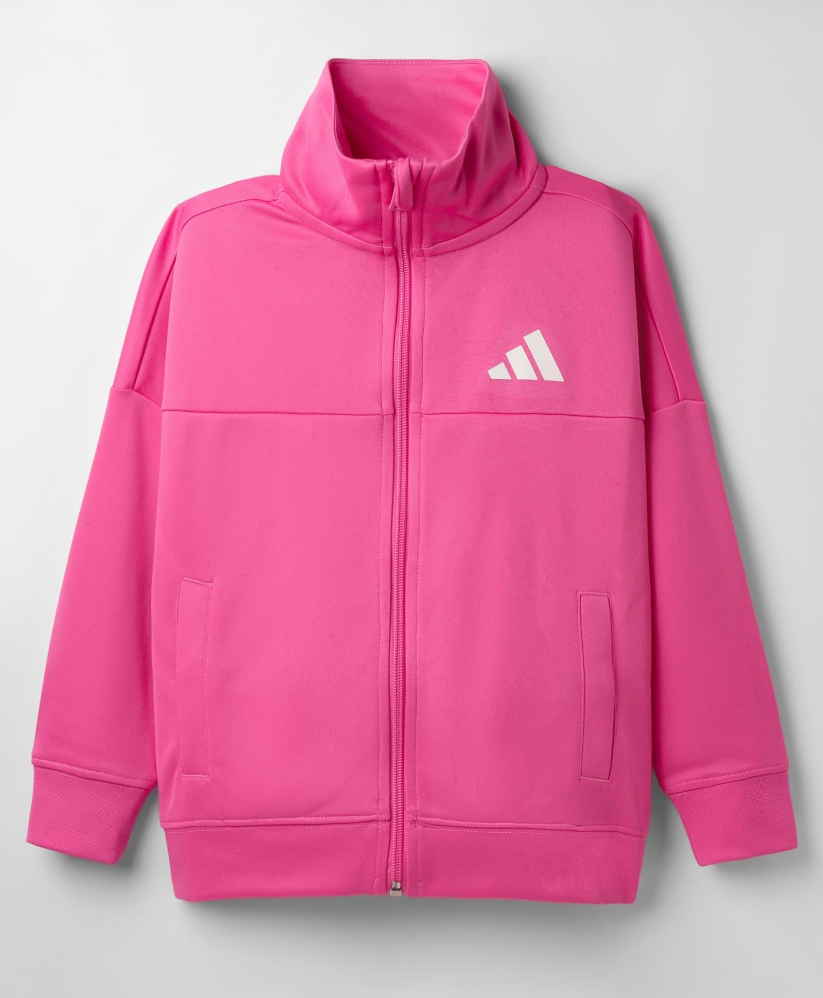 ADIDAS KIDS Knit Full Sleeves Jacket With Brand logo Print - Pink-picture-29
