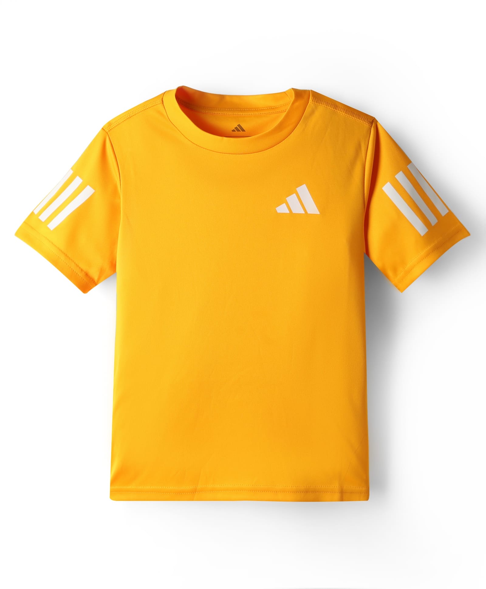 ADIDAS KIDS Knit Half Sleeves T-Shirt with Tape Detailing - Yellow-picture-24