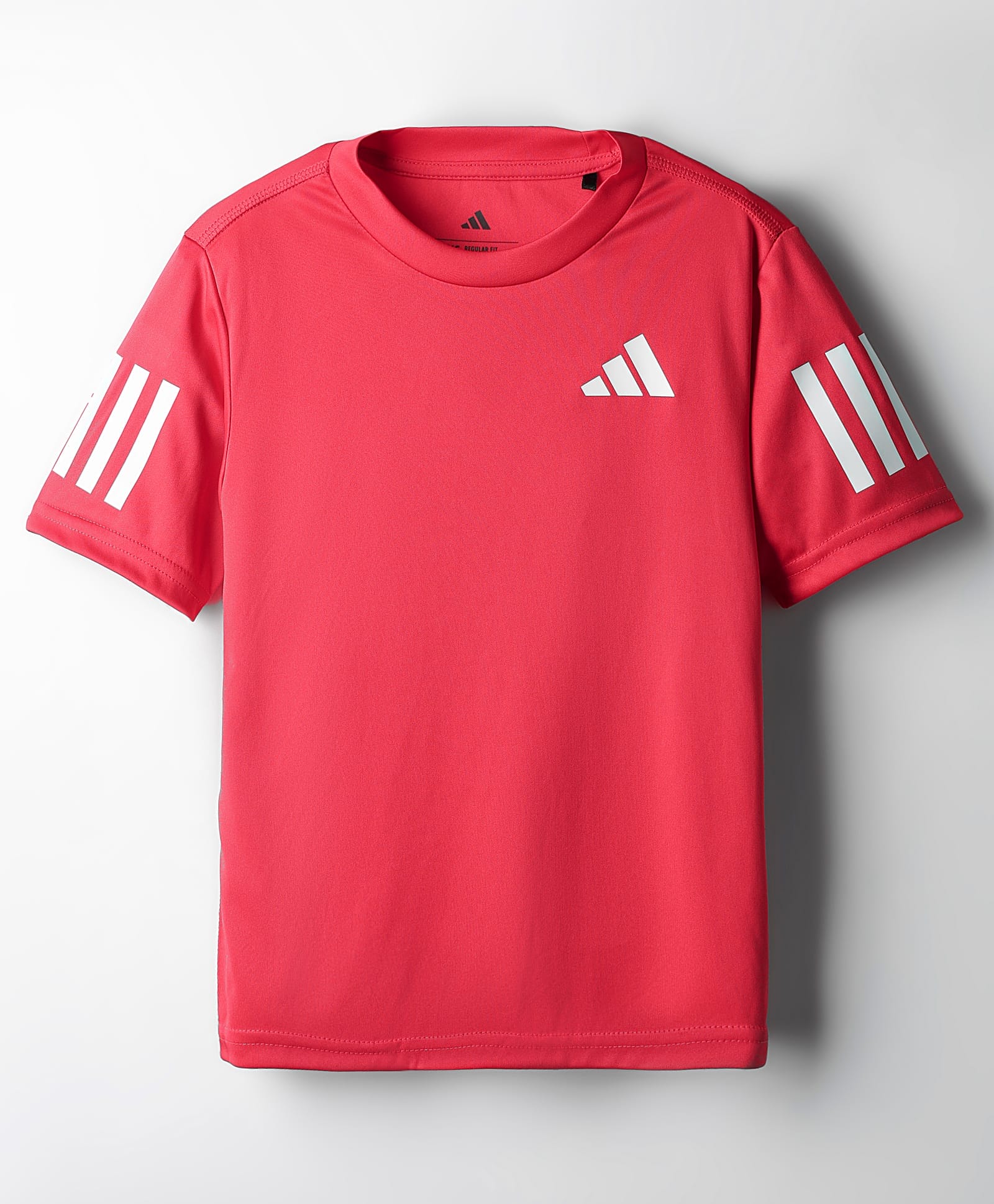 ADIDAS KIDS Knit Half Sleeves T-Shirt with Tape Detailing - Red-picture-25