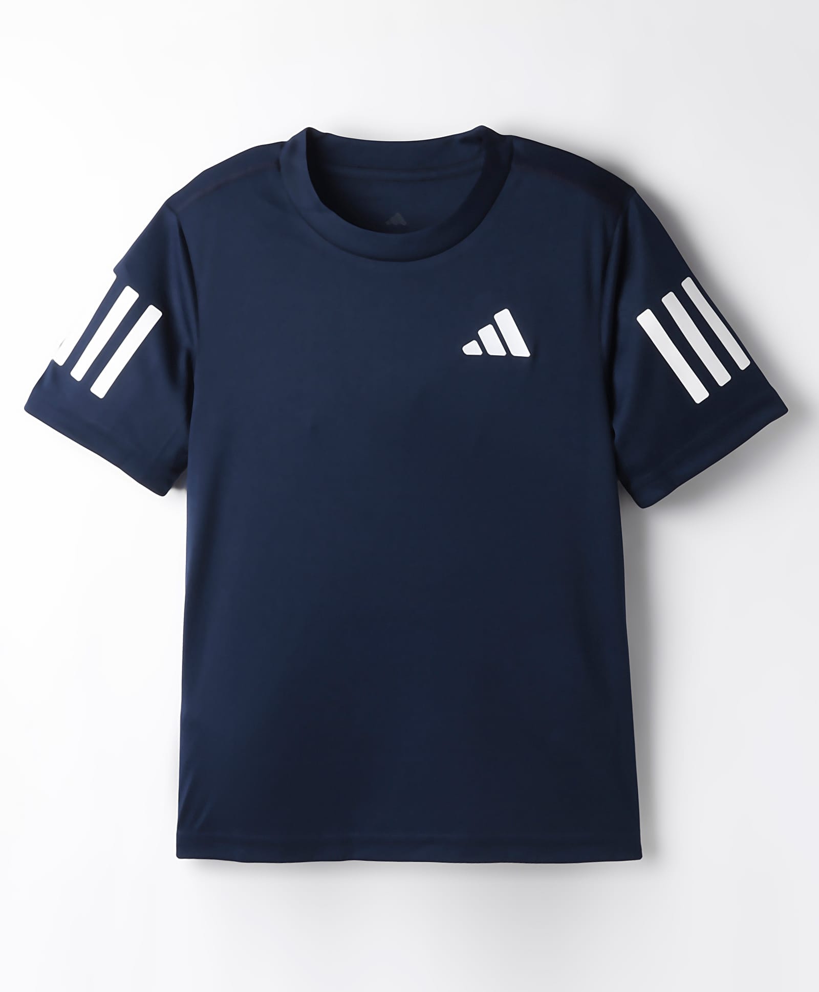 ADIDAS KIDS Knit Half Sleeves T-Shirt with Tape Detailing - Navy Blue-picture-15
