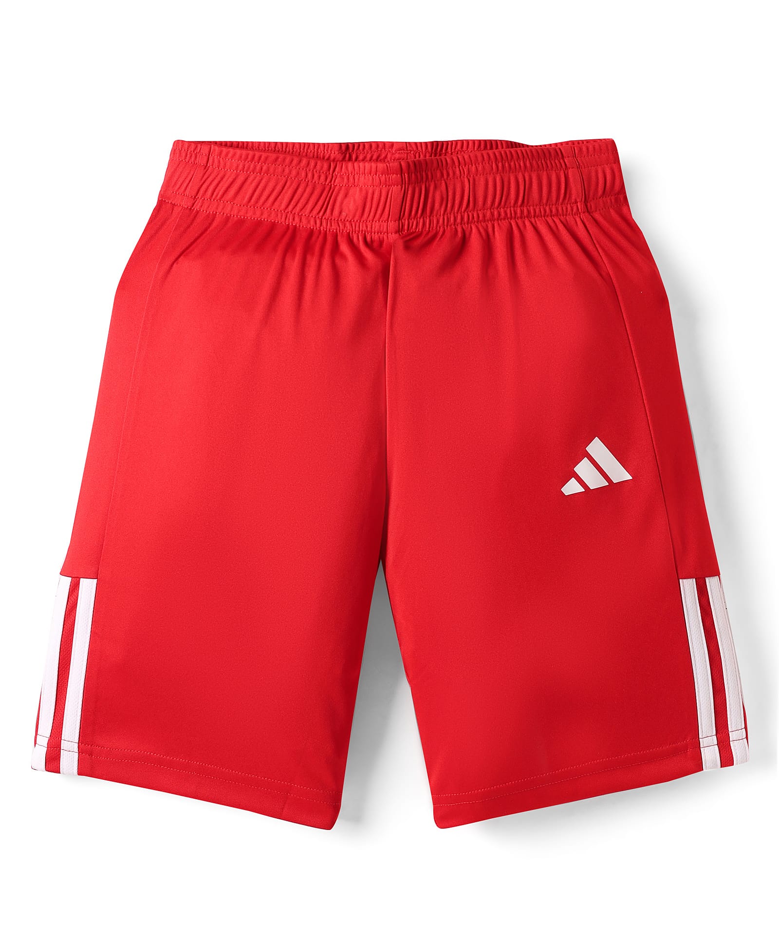 ADIDAS KIDS Knit Shorts With Logo Print & Tape Detailing - Red-picture-24