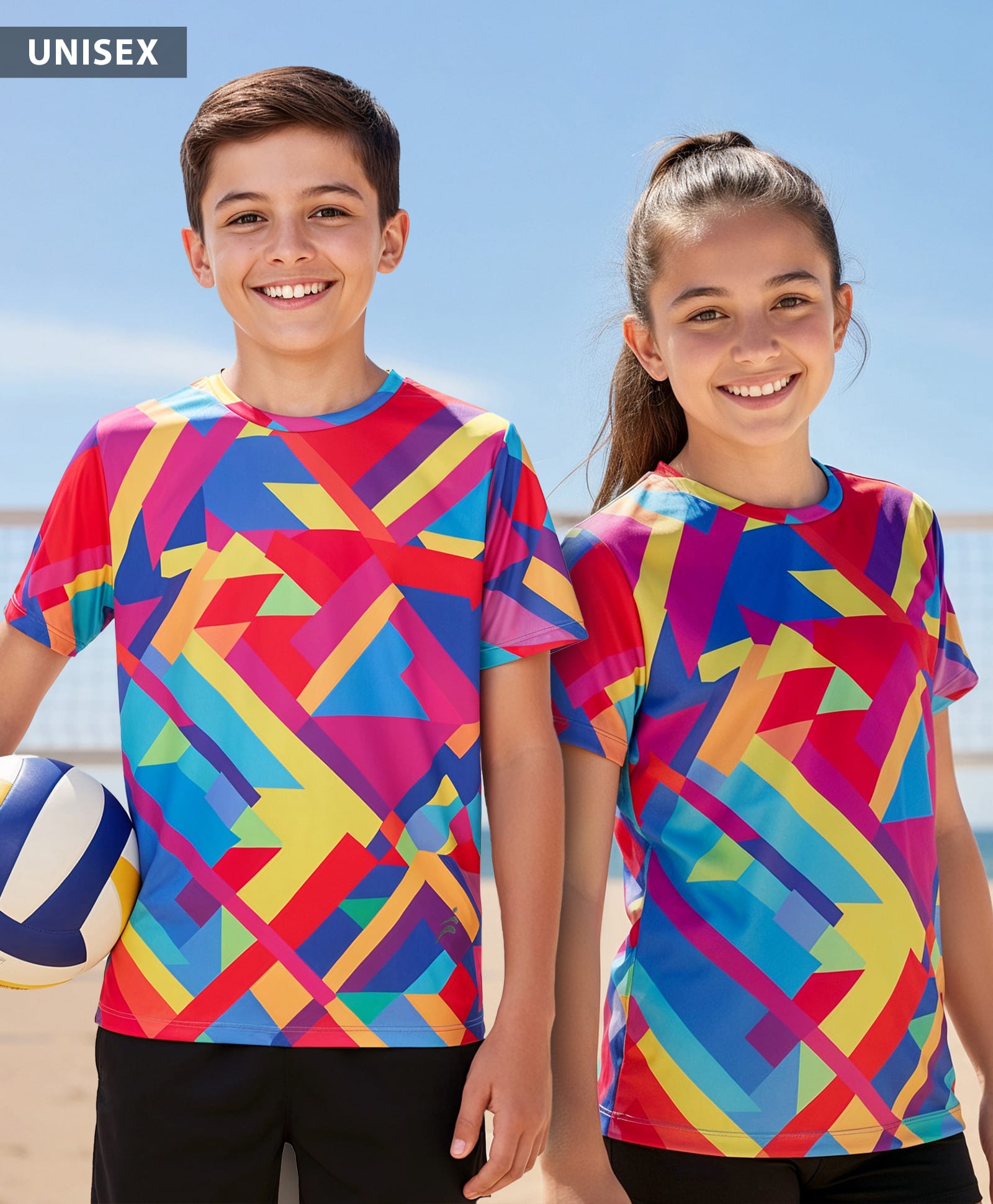 Pine Active Knit Half Sleeves Abstract Printed T-Shirt - Blue & Red-picture-36