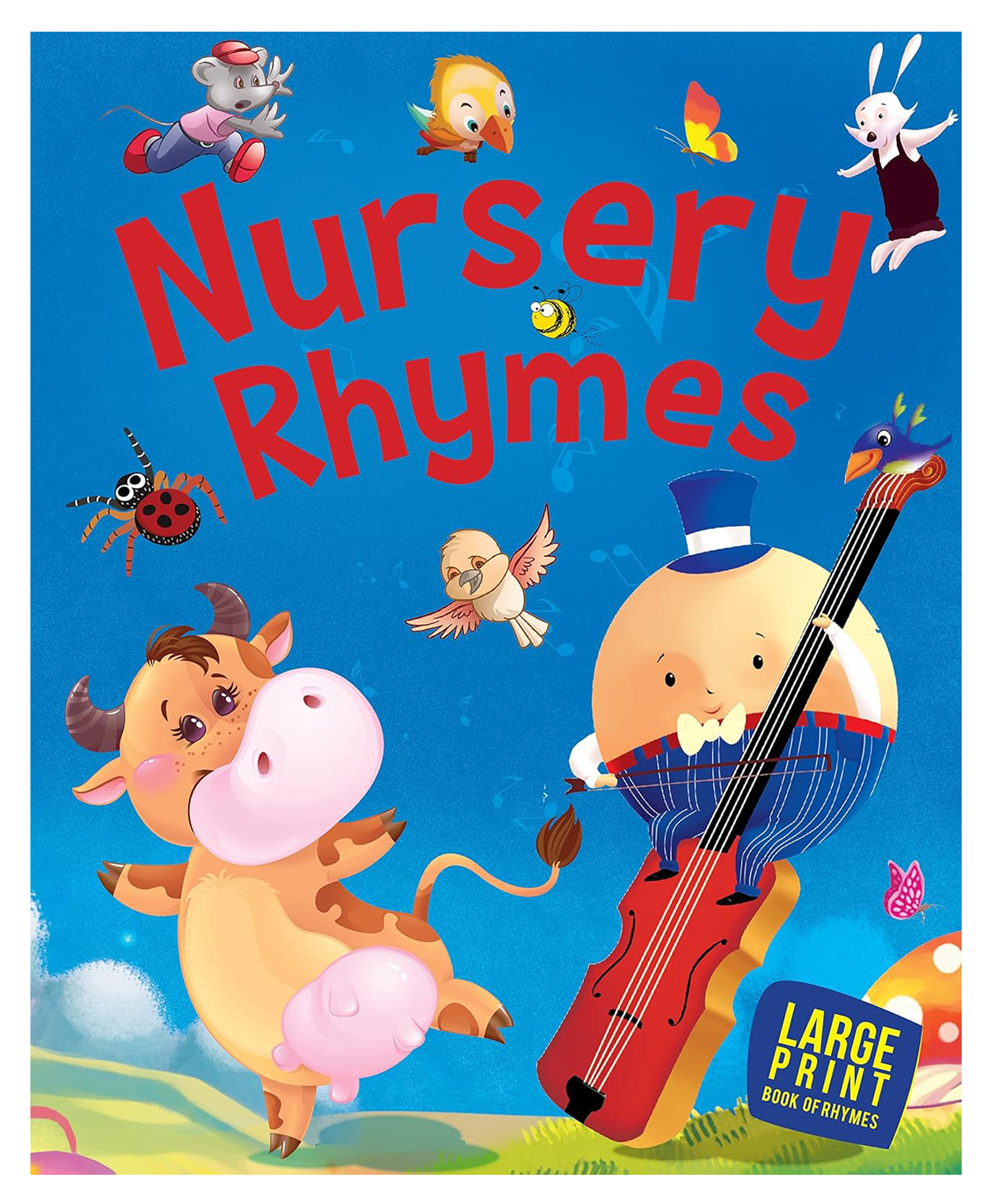 Large Print Nursery Rhymes Book - English