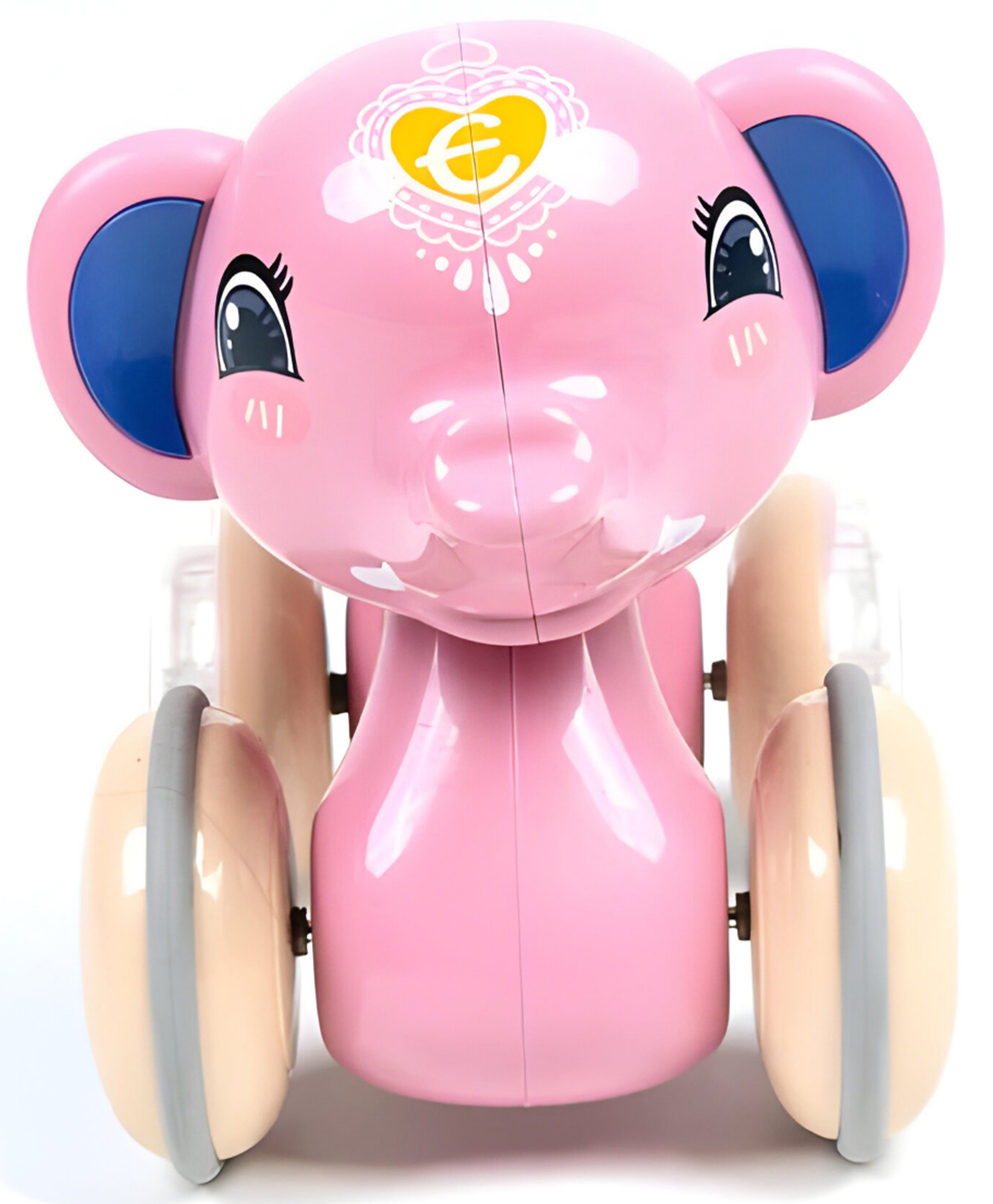 NEGOCIO Friction Elephant Car With 360 Degree Head toy for kids- PACK OF 1- COLOR MAY VARY-picture-14