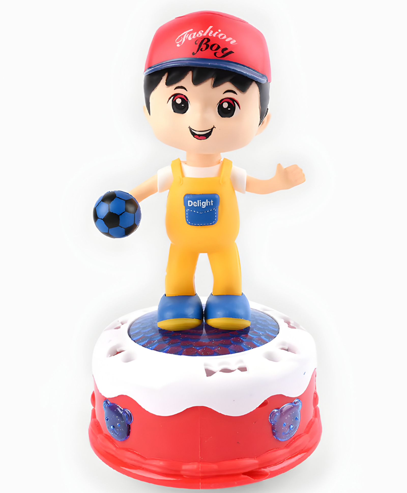 NEGOCIO Universal Cake Boy With Light & Music Toy for kids- PACK OF 1- COLOR MAY VARY-image-9