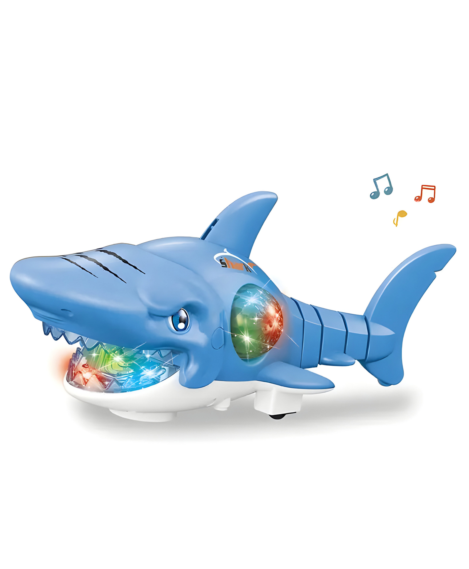 NEGOCIO Electric Music Toys Cartoon Big Shark Toys With Colorful Lights Running Crawling Baby Toy for Kids- PACK OF 1- COLOR MAY VARY-picture-32