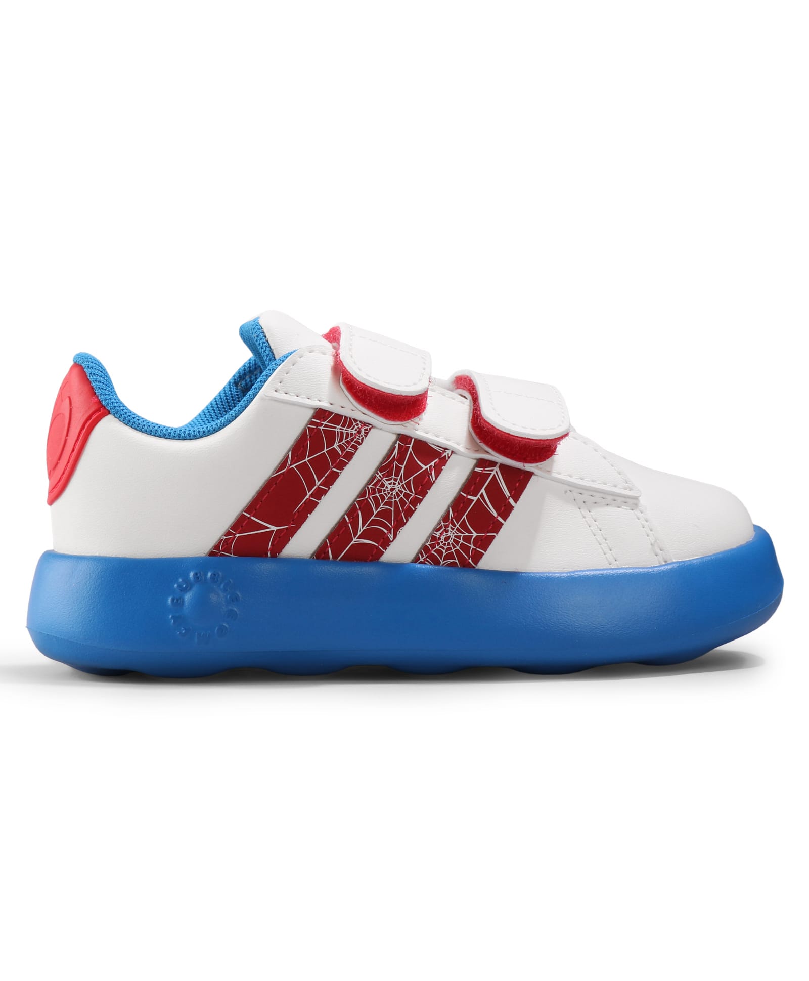 ADIDAS KIDS Velcro Closure Casual Shoes with Spider Man Theme Print - White-picture-18