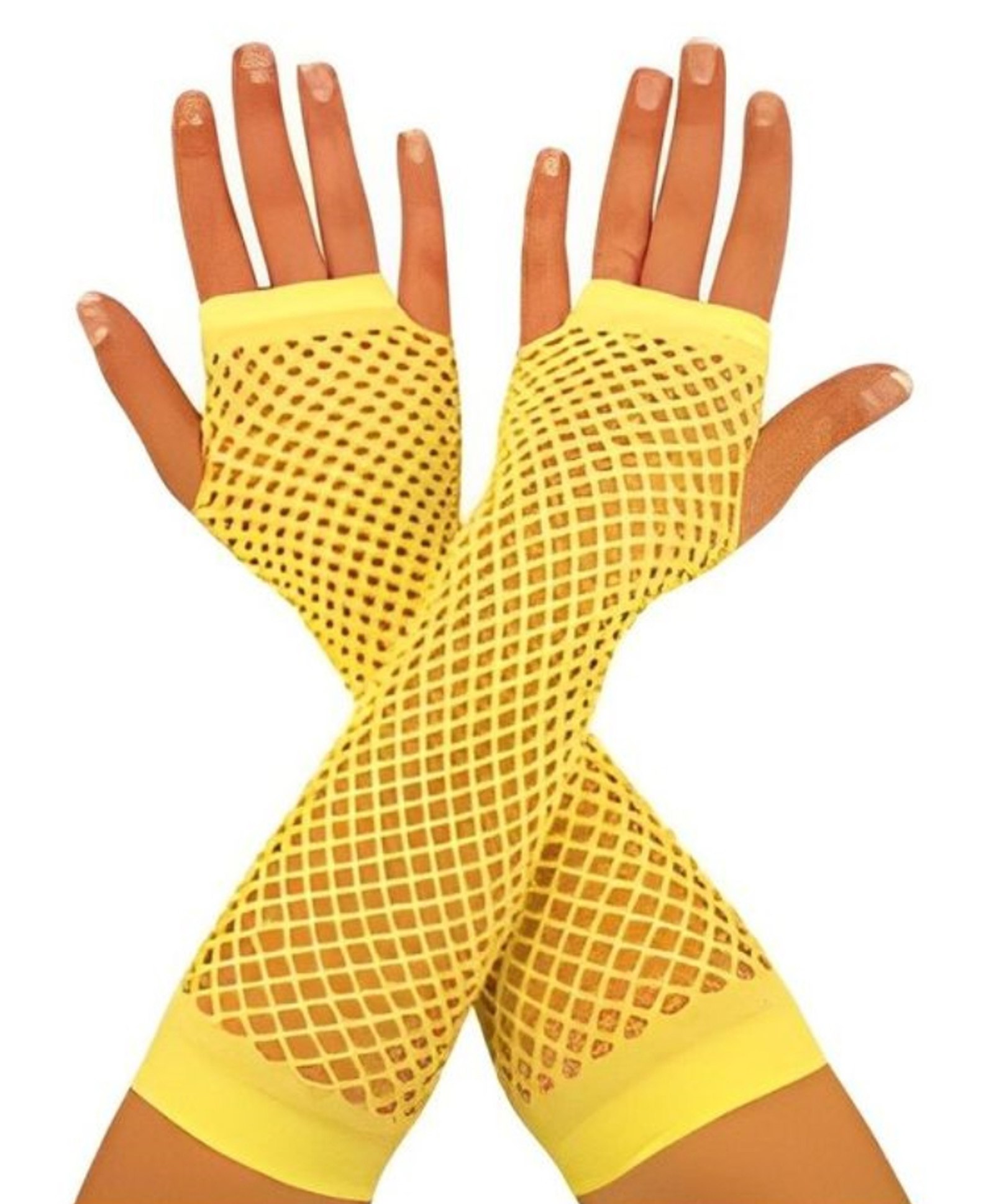 Tipy Tipy Tap Net Designed Gloves - Yellow-picture-9