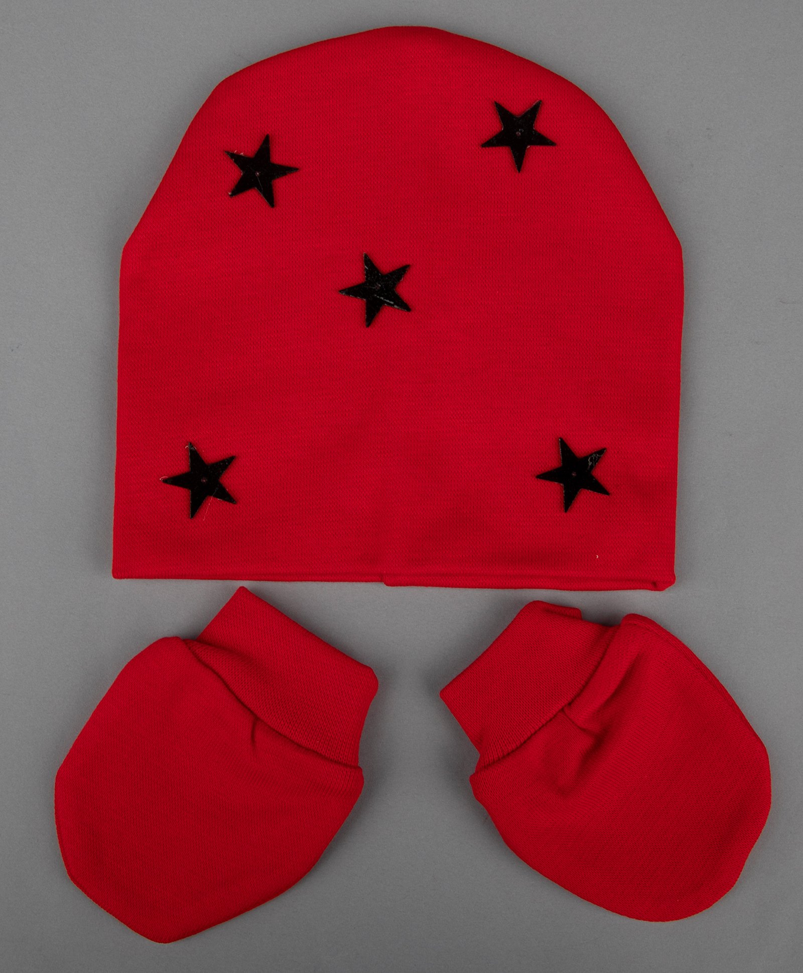 Tipy Tipy Tap Star Designed Cap & Mittens - Red - Diameter - 32 cm-image-14