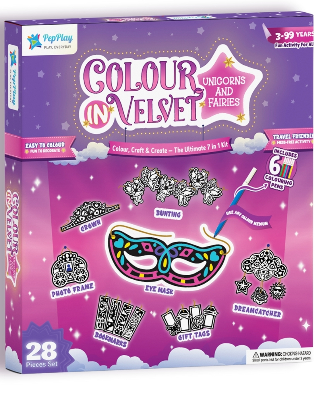 PepPlay Colour in Velvet - Unicorn & Fairies-image-36