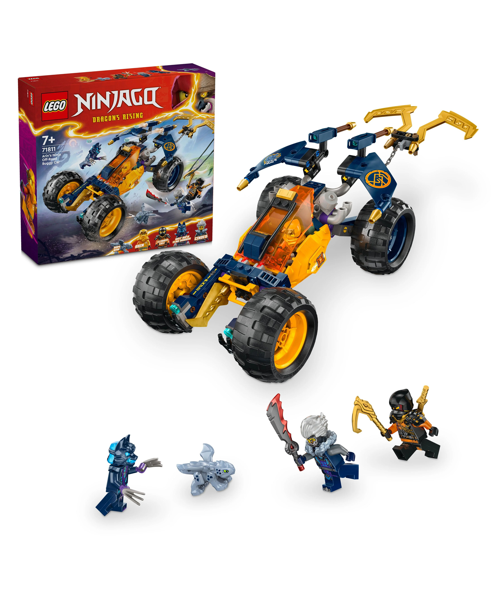 LEGO NINJAGO Arin's Ninja Off-Road Buggy Car 267 Pieces - 71811-image-12