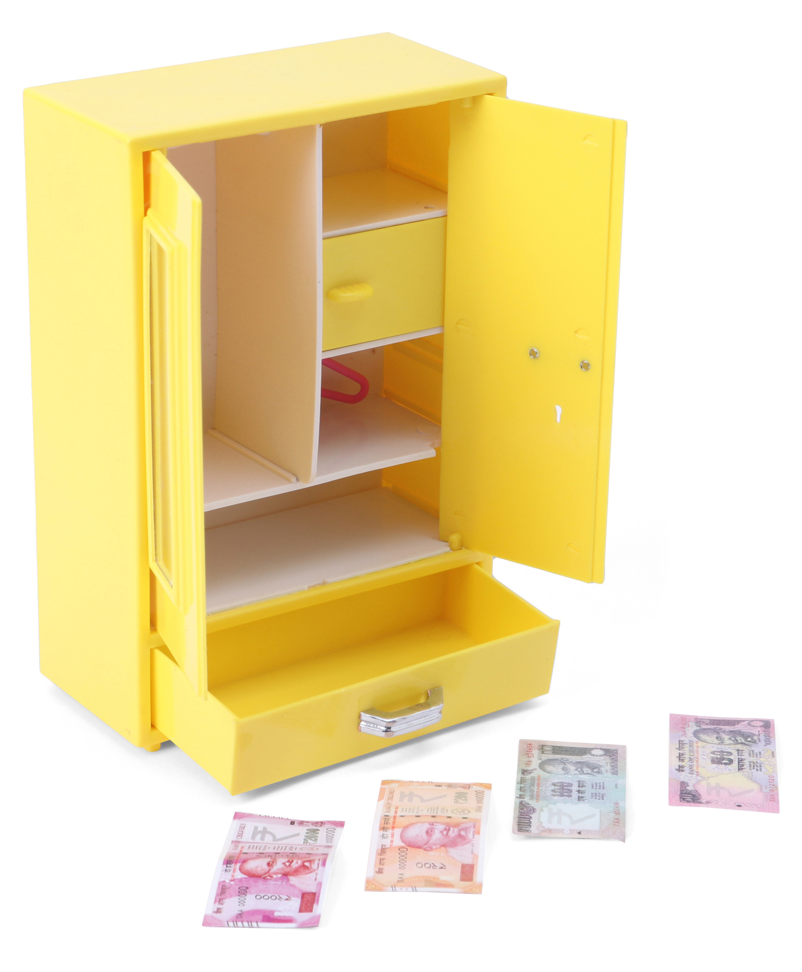 Ratnas Princess Storwell Toy Almirah - Yellow-picture-21