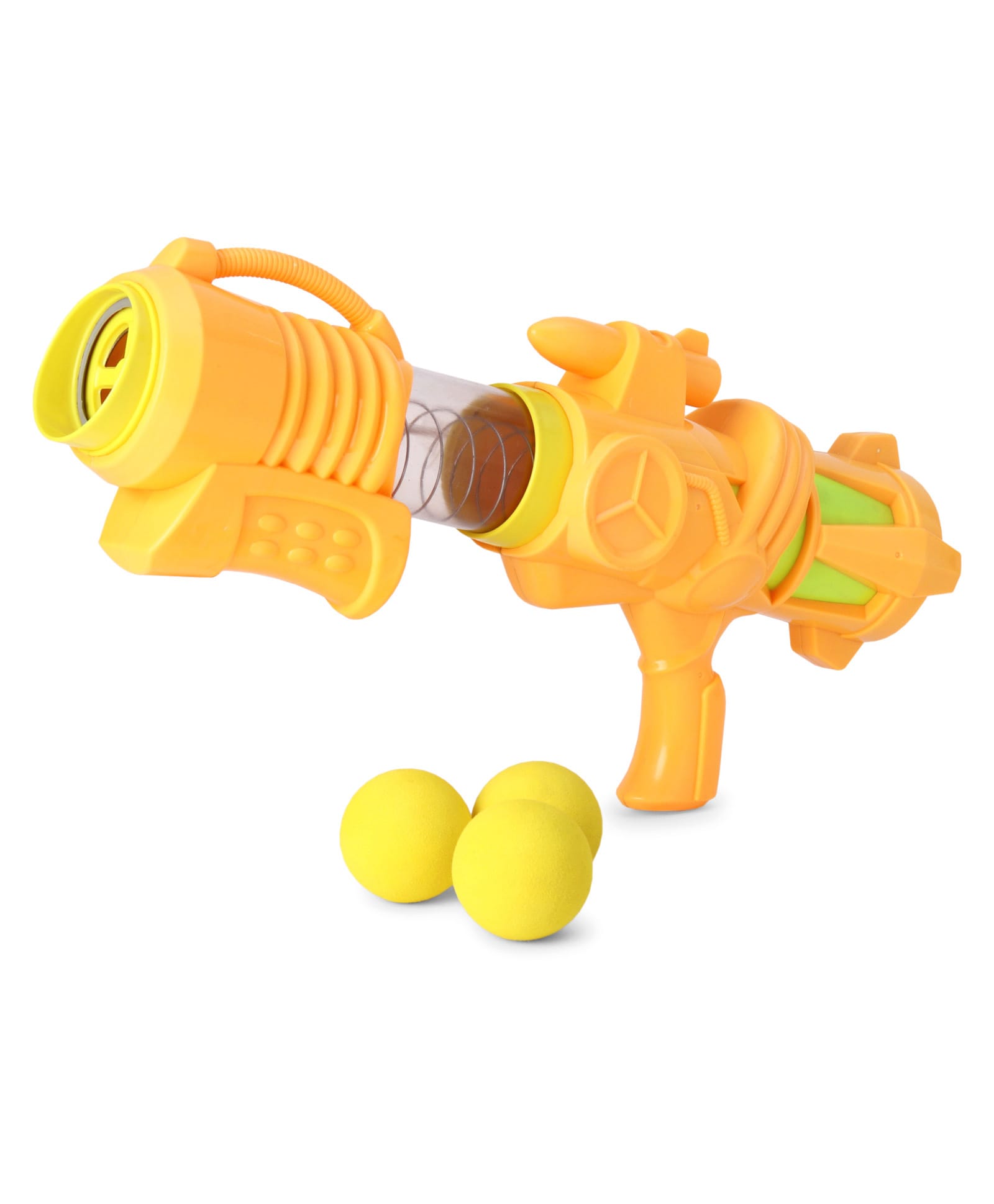 Mamma Mia Hyper Ball Shooter Jump Pump & Shoot Gun - Yellow-picture-20