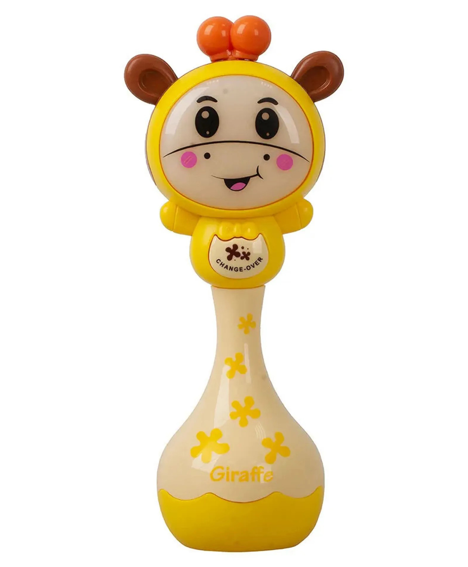 AKN TOYS Cute Giraffe Shaker Rattle Toys For Kids And Baby Electric Giraffe Stick Rattle with Soothing Rattling Sound (Pack of 1 Color May Vary)-image-18